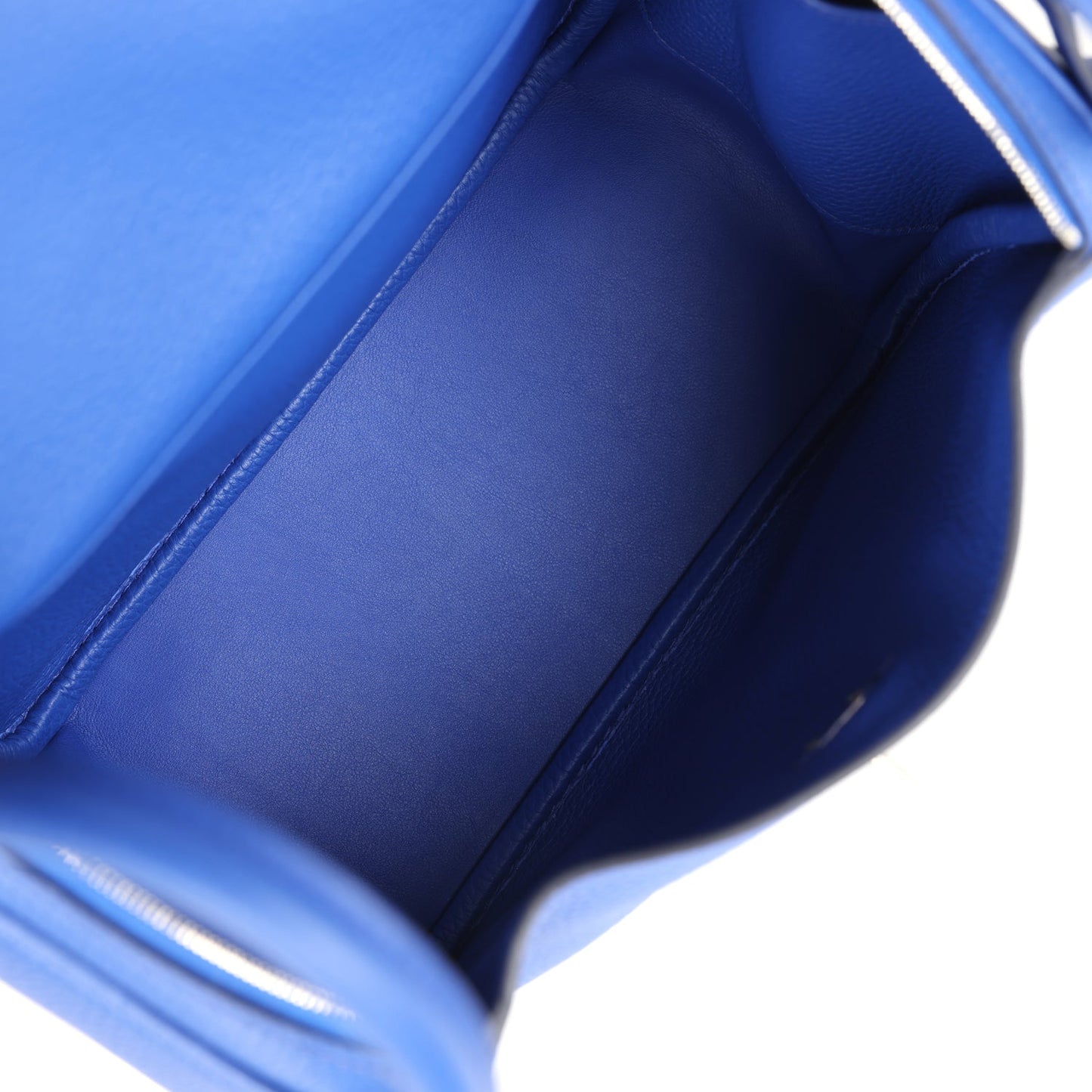 Hermes Lindy 26 Bleu Royal Clemence Palladium Hardware