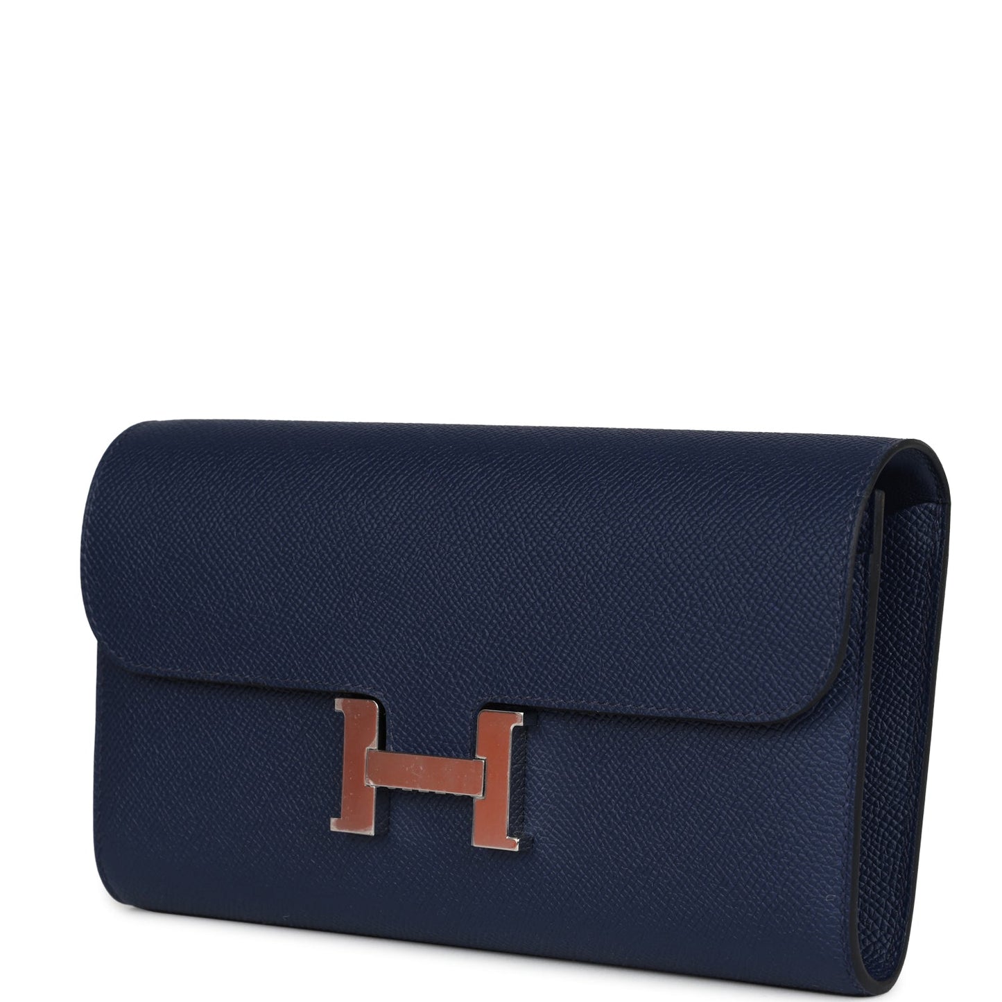 Hermes Constance Wallet To Go Bleu Navy Epsom Palladium Hardware