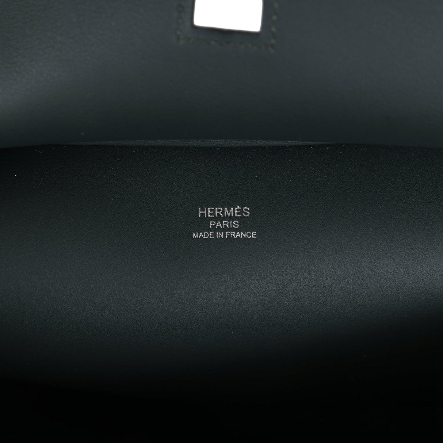 Hermes Mini Jypsiere Vert Fonce Swift Palladium Hardware