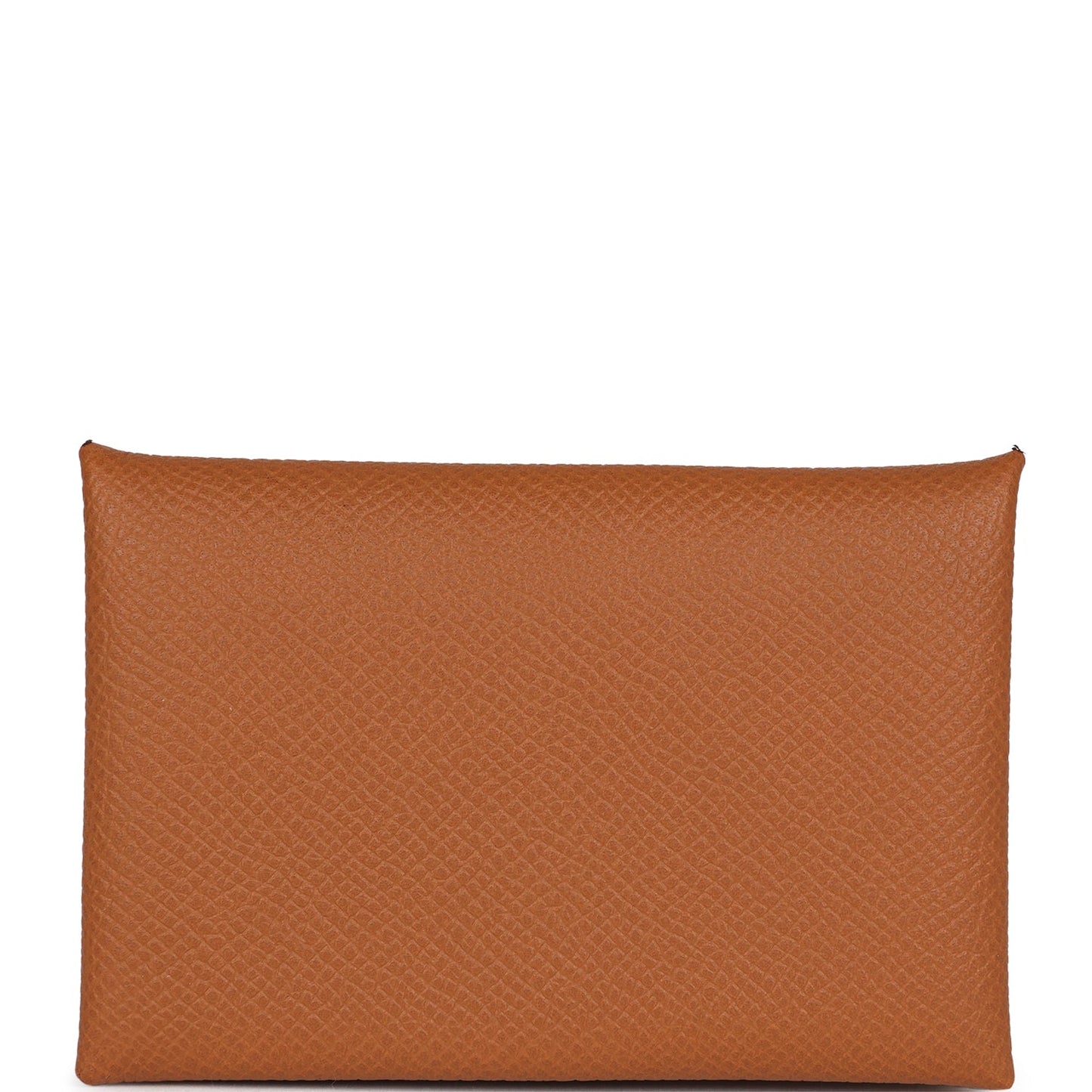 Hermes Calvi Card Holder Gold Epsom Palladium Hardware