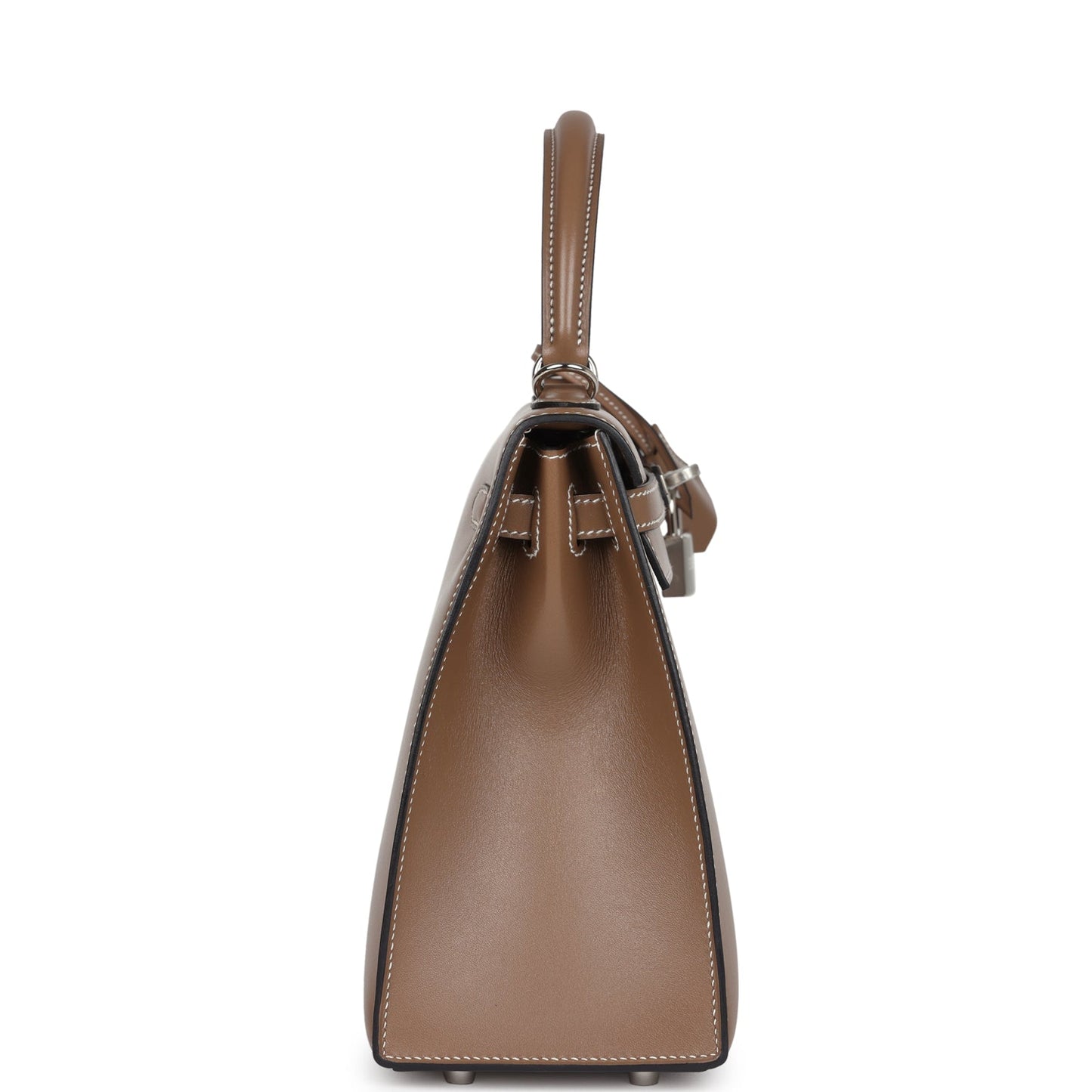 Hermes Kelly Sellier 25 Etoupe Tadelakt Palladium Hardware