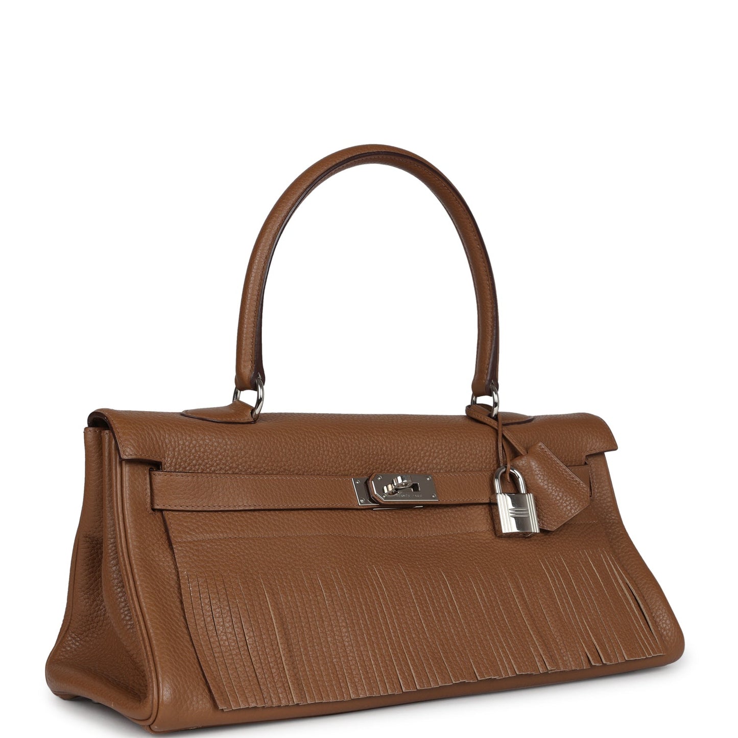Hermes Fringe Shoulder Kelly 42 JPG Alezan Clemence Palladium Hardware