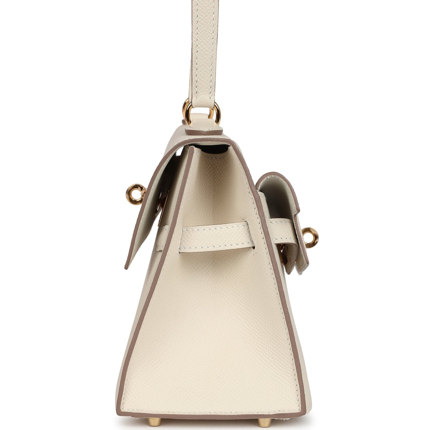 Hermes Kelly Sellier en Desordre 20 Craie Epsom Gold Hardware