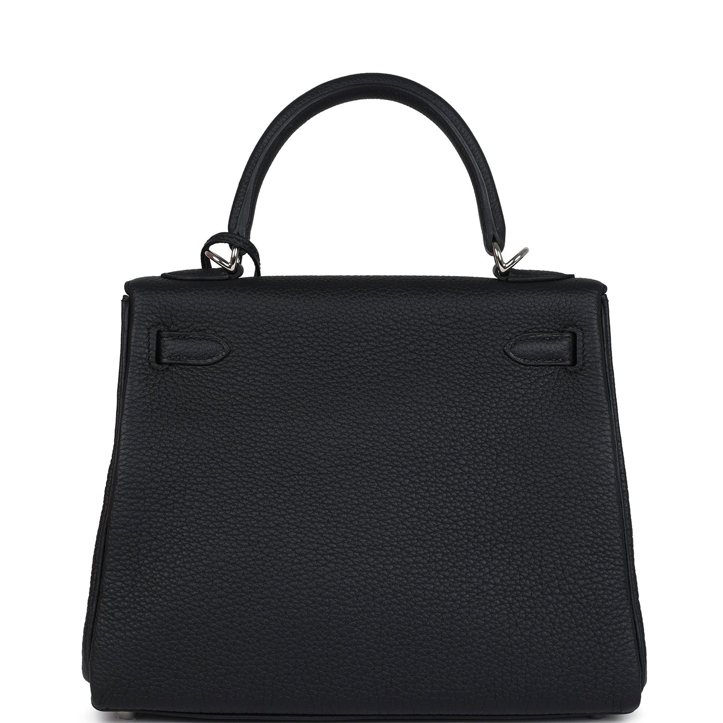 Hermes Kelly Retourne 28 Black Togo Palladium Hardware
