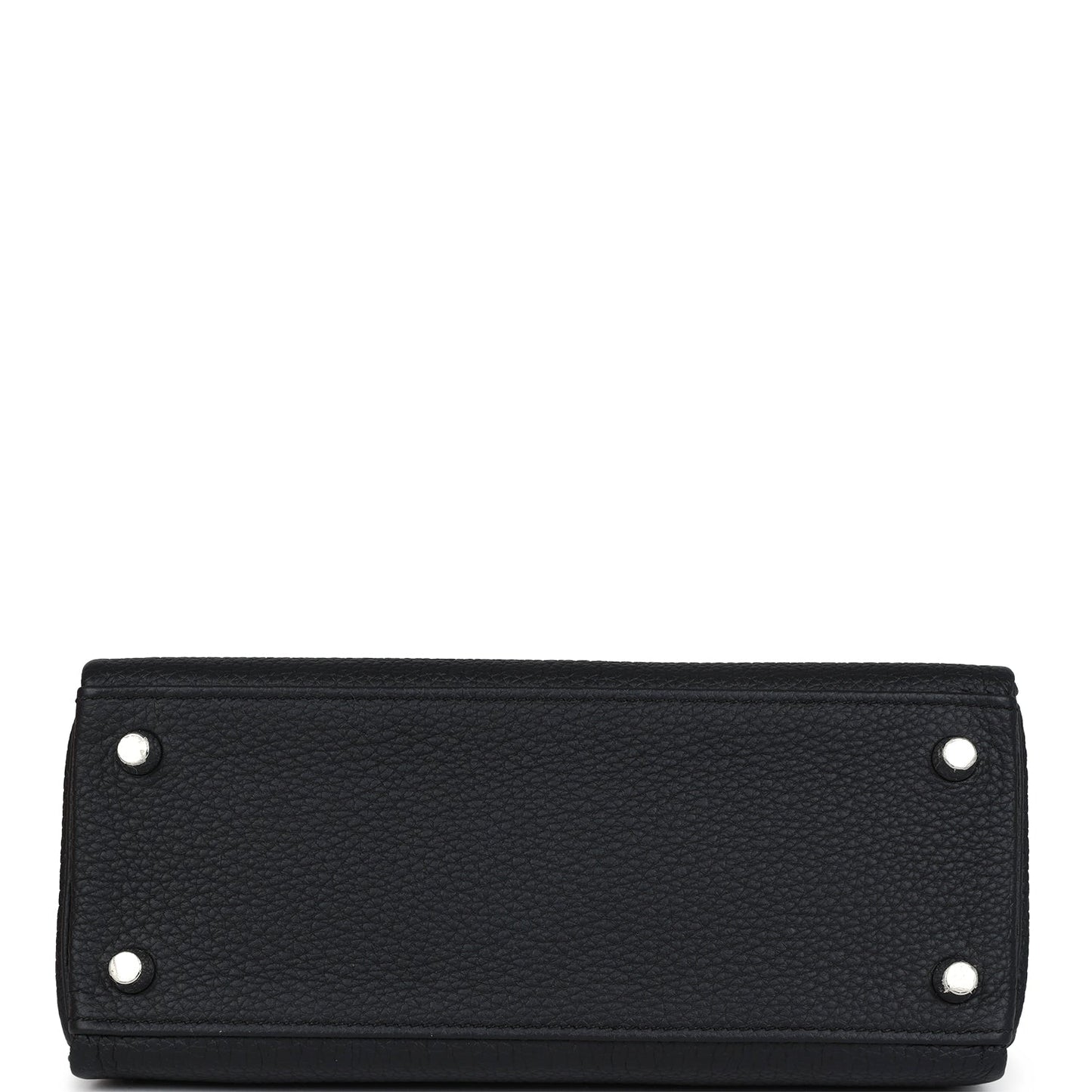 Hermes Kelly Retourne 28 Black Togo Palladium Hardware