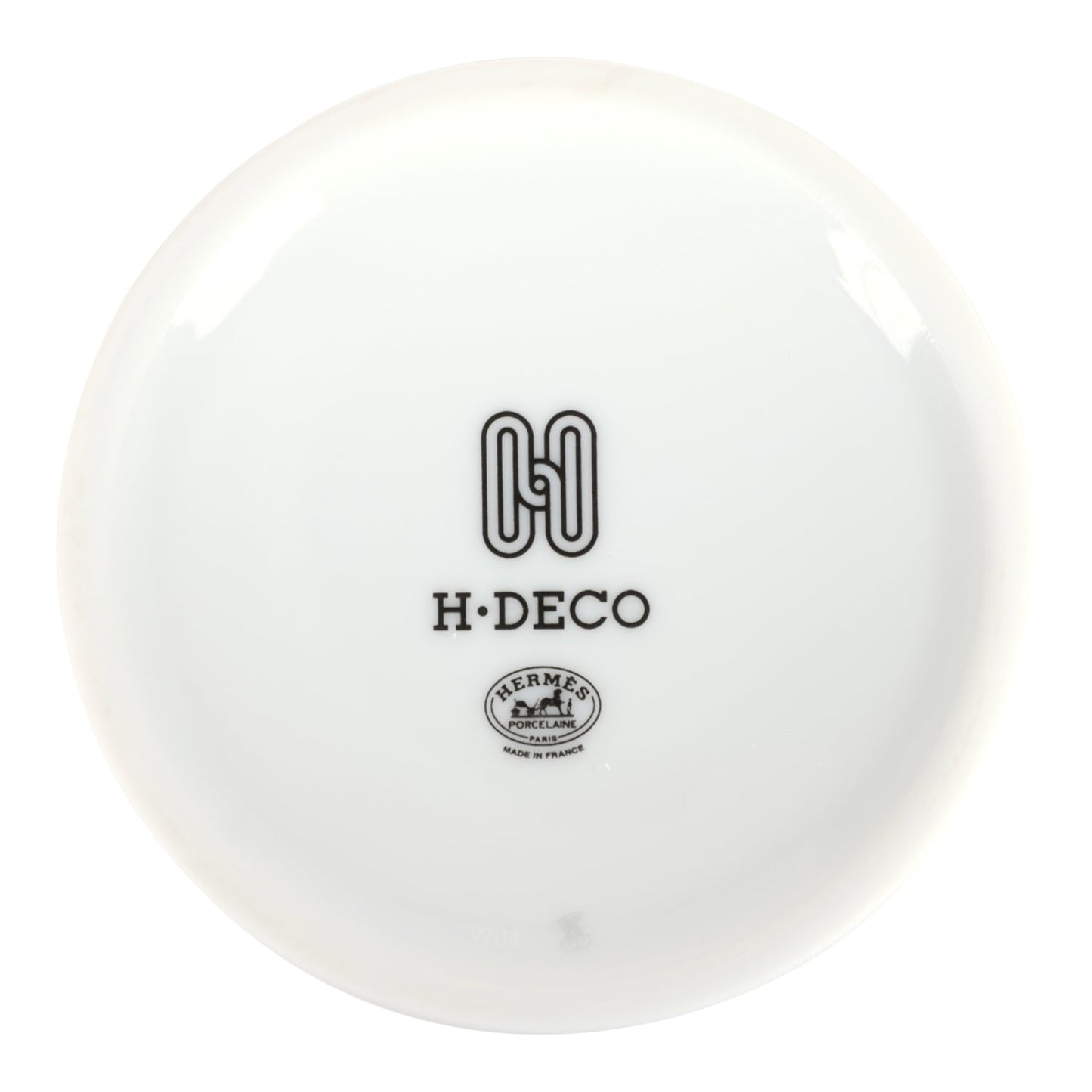 Hermes "H Deco" White/Black Porcelain Mug N°1