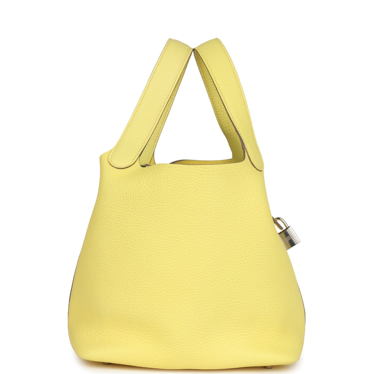 Hermes Picotin Lock 22 Limoncello Clemence Palladium Hardware