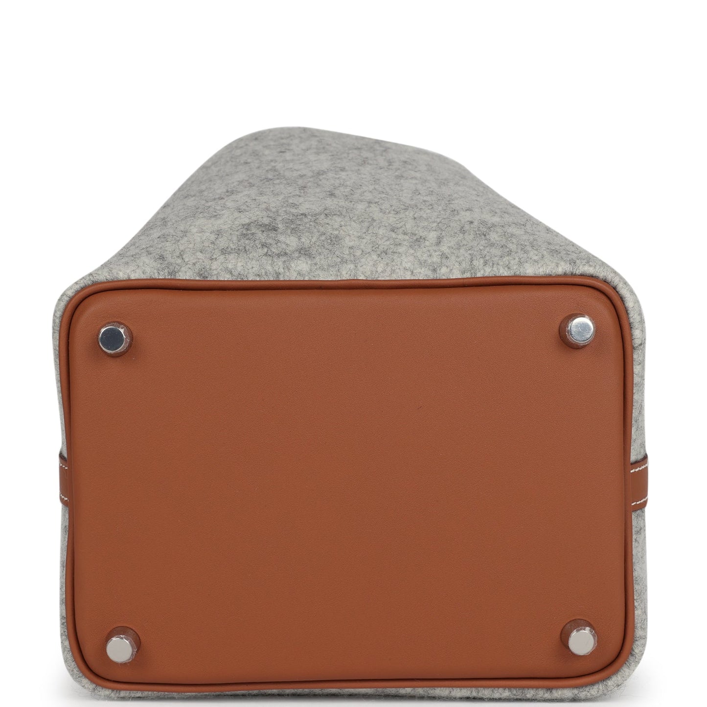 Hermes Picotin Lock 18 Gris Clair Feutre and Gold Swift Palladium Hardware