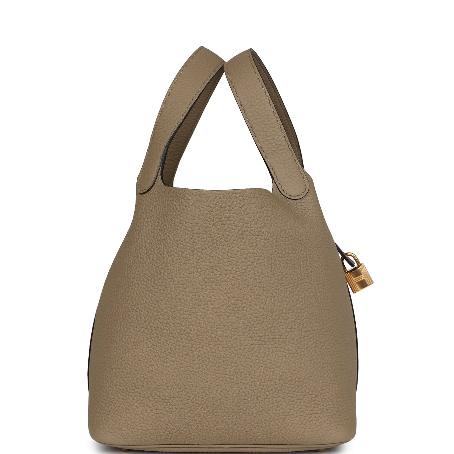 Hermes Picotin Lock 22 Beige Marfa Clemence Gold Hardware