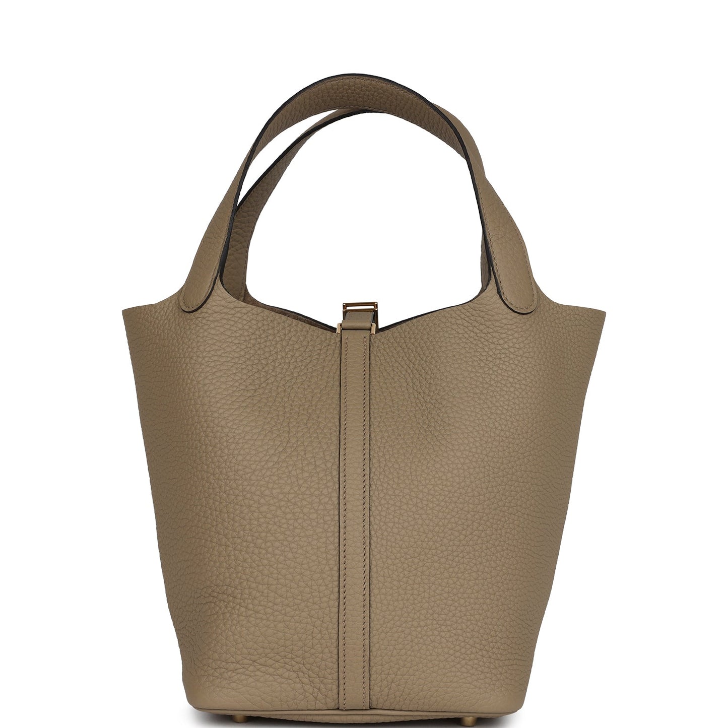 Hermes Picotin Lock 22 Beige Marfa Clemence Gold Hardware