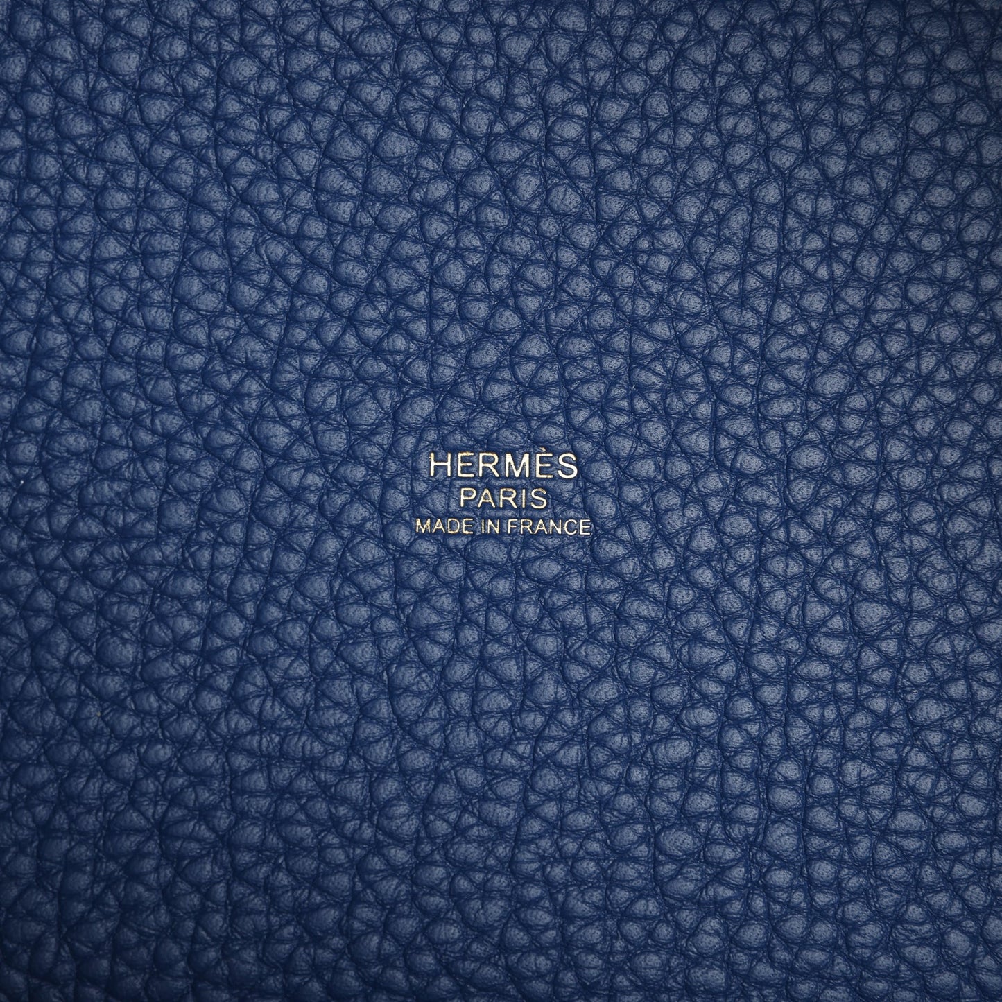 Hermes Picotin Lock 18 Bleu Tie Clemence Permabrass Hardware