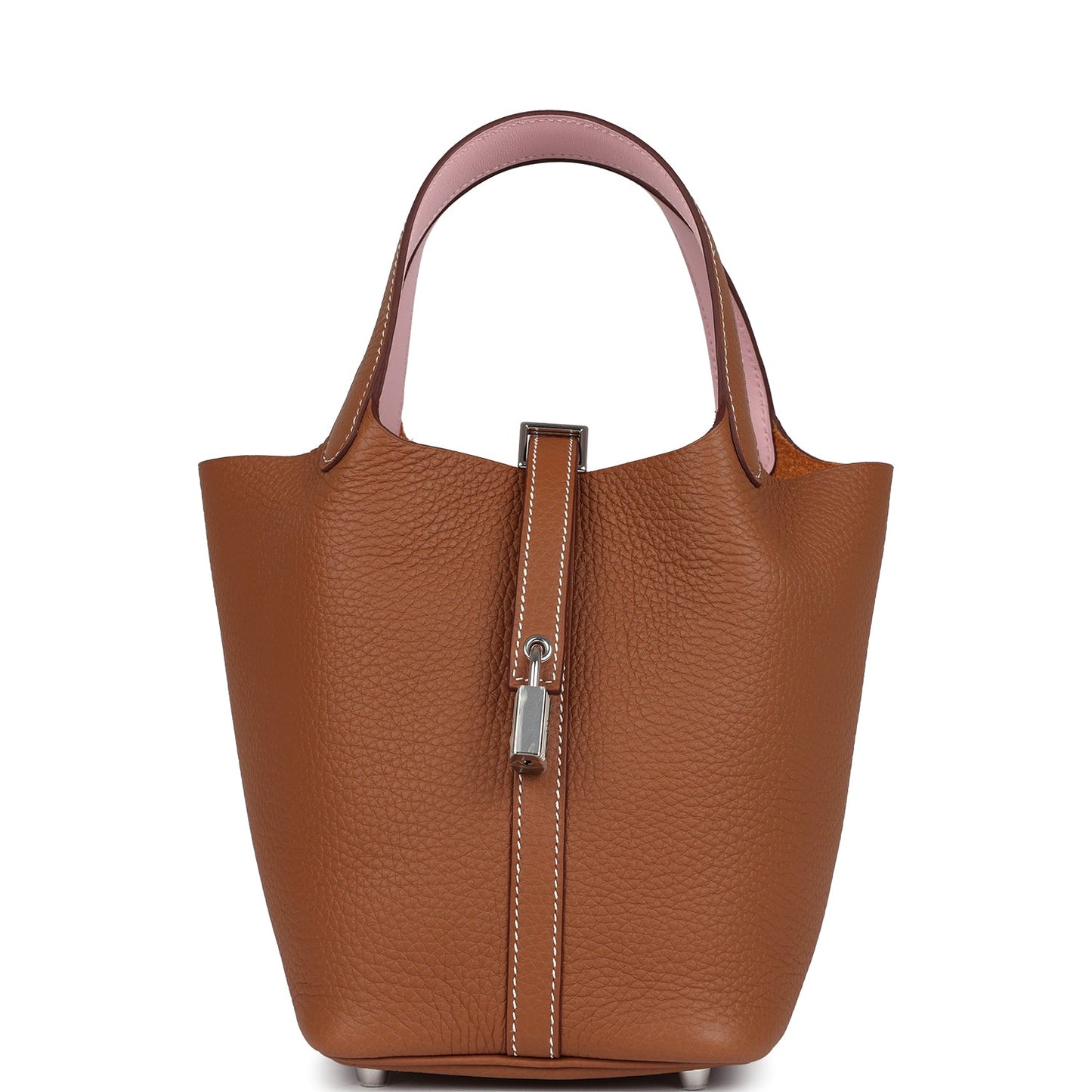 Hermes Picotin Lock 18 Eclat Gold and Rose Sakura Clemence Palladium Hardware