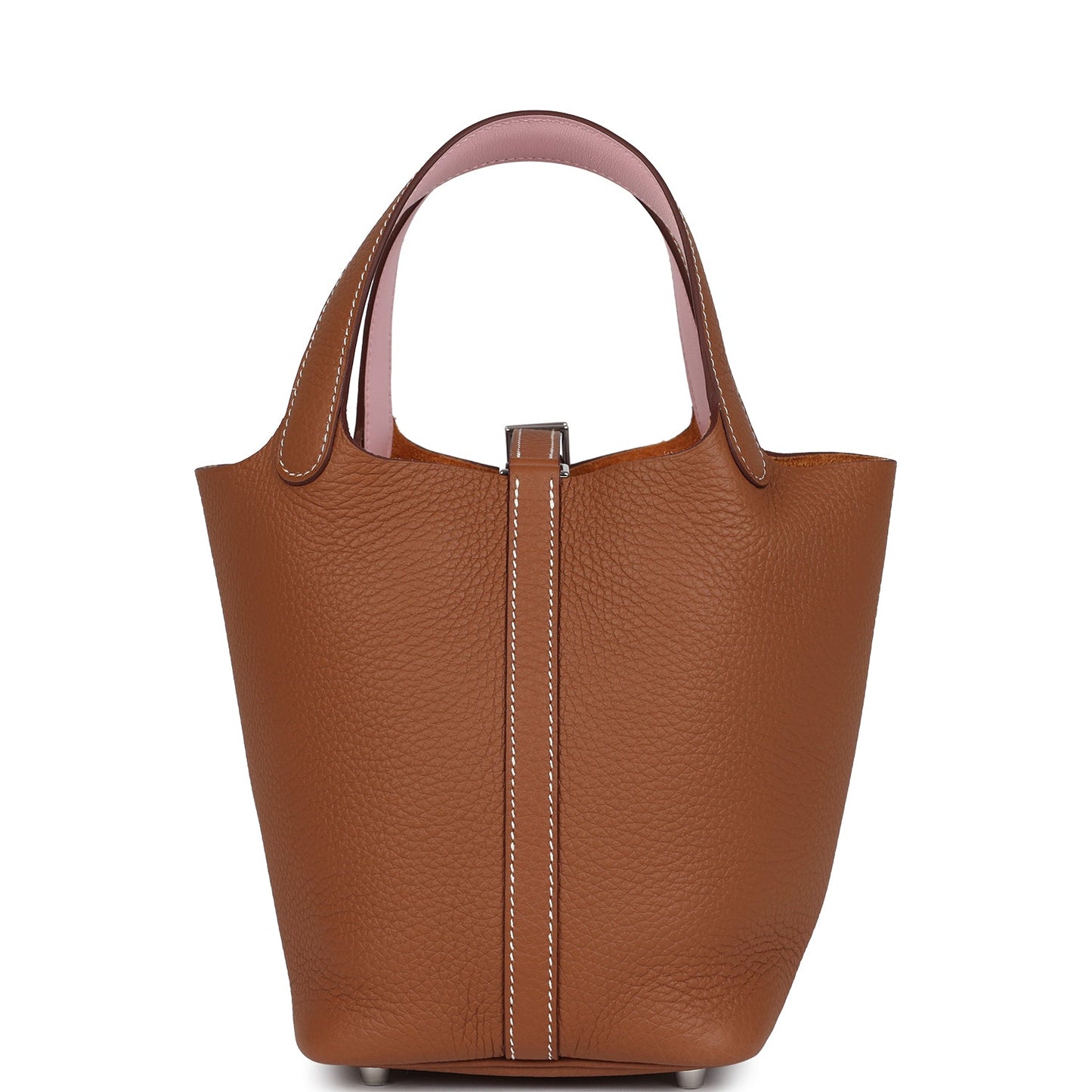 Hermes Picotin Lock 18 Eclat Gold and Rose Sakura Clemence Palladium Hardware