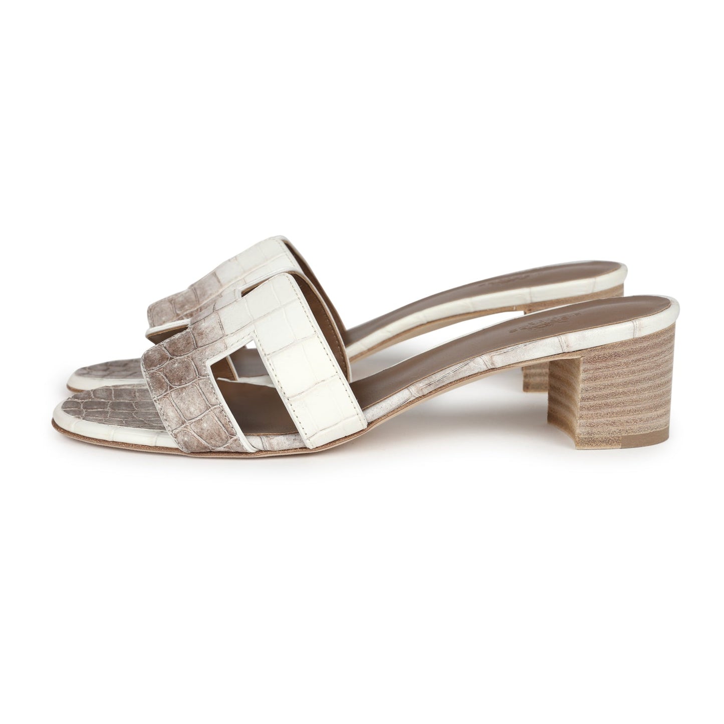 Hermes Oasis Sandal Himalaya Matte Niloticus Crocodile 37 EU