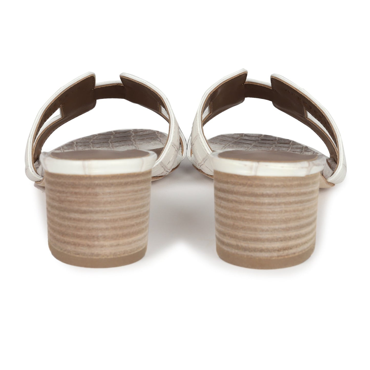 Hermes Oasis Sandal Himalaya Matte Niloticus Crocodile 37 EU