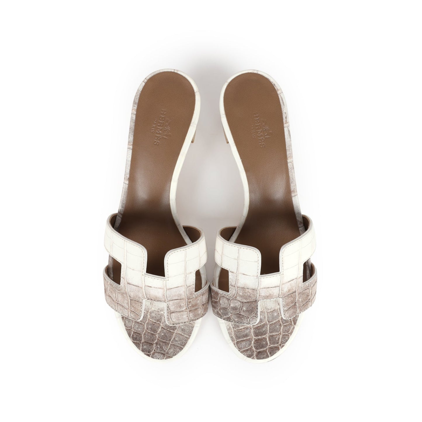 Hermes Oasis Sandal Himalaya Matte Niloticus Crocodile 37 EU