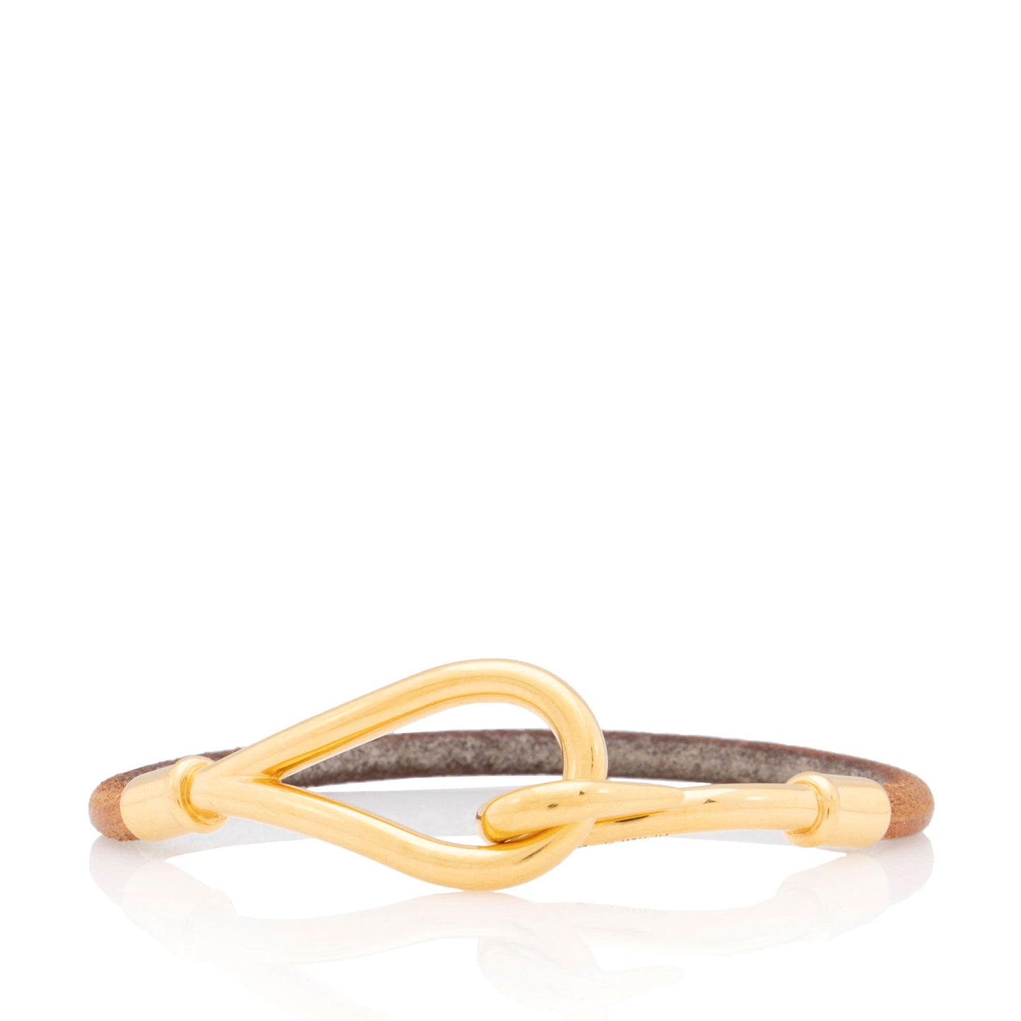 Hermes Leather Jumbo Hook Tour Bracelet
