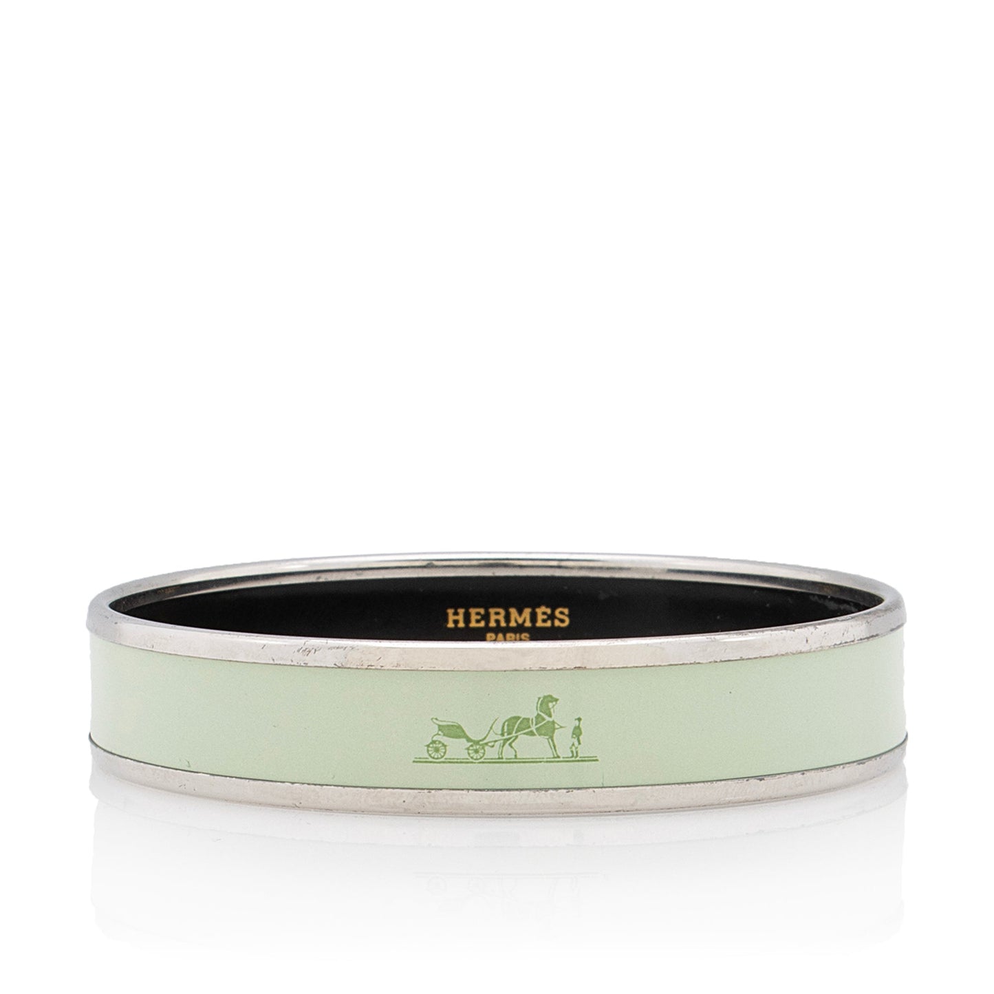 Hermes Printed Enamel Narrow Bracelet