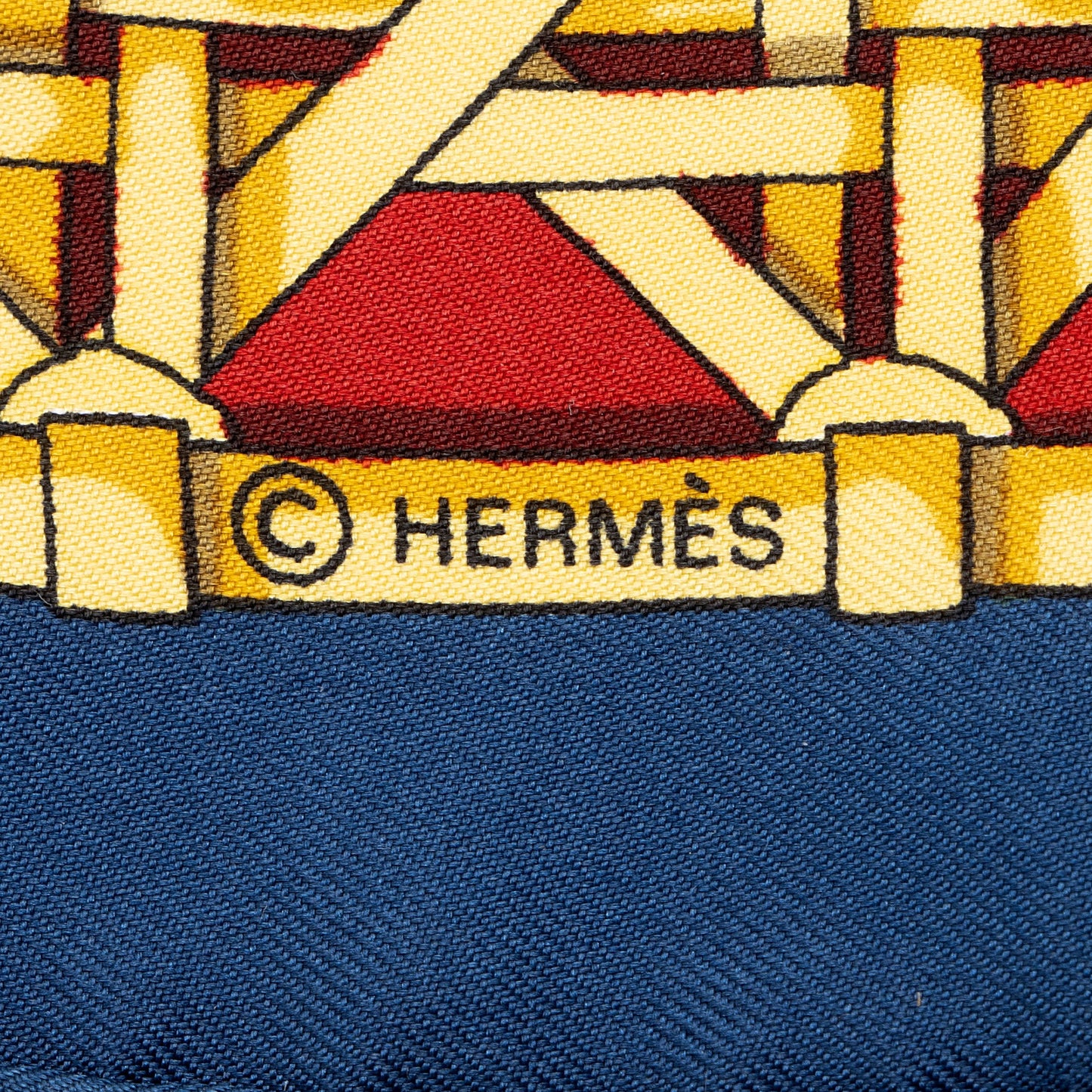 Hermes Silk Feux De Route 90cm Scarf
