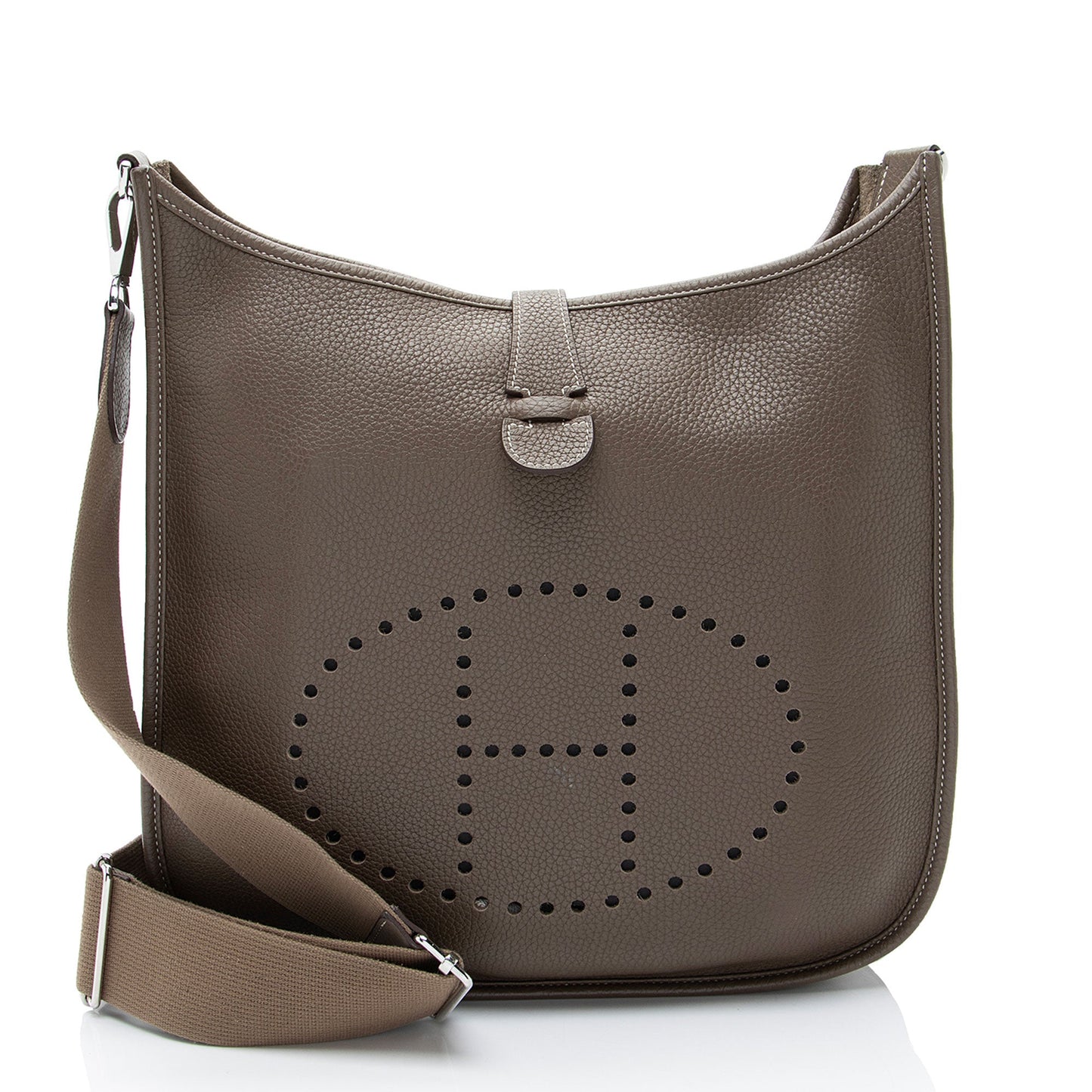 Hermes Taurillon Clemence Evelyne III PM Shoulder Bag