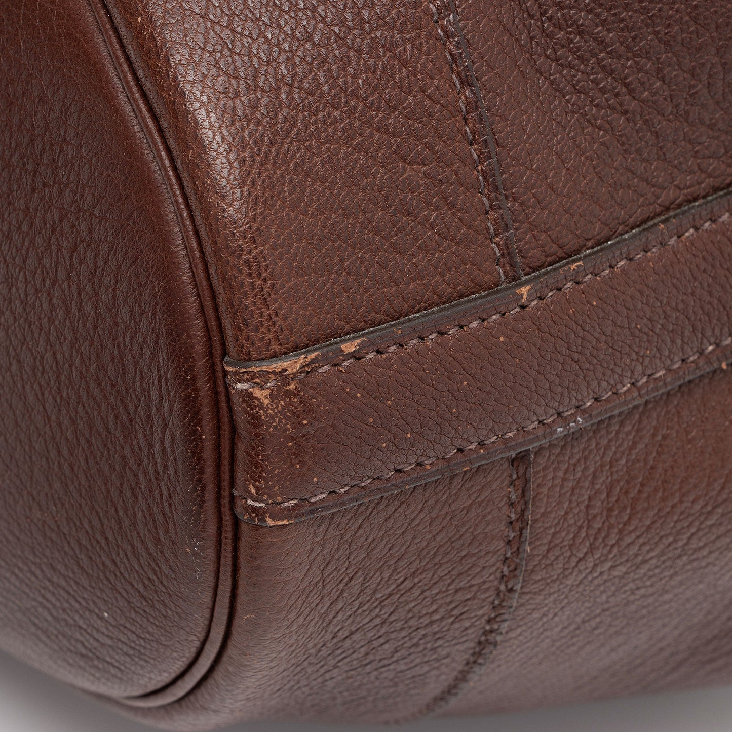 Hermes Vintage Evergrain Market 28 Drawstring Bag