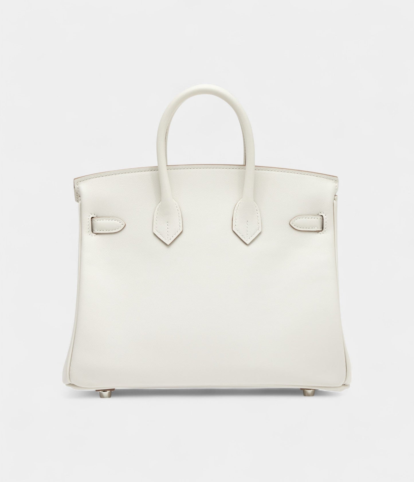 Hermes Gris Pale Swift Birkin 25 Palladium Hardware