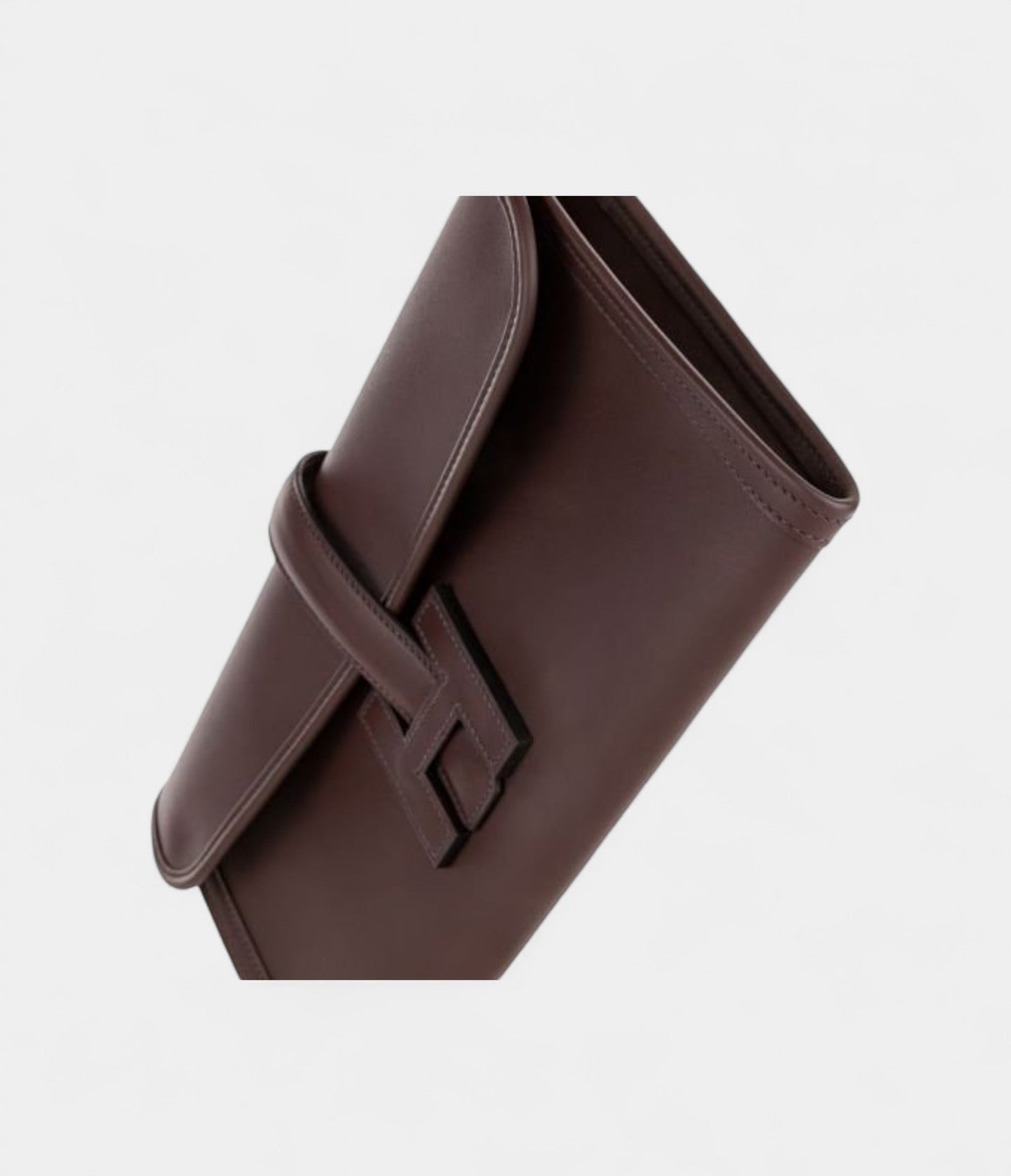 Hermes Jige Elan 29cm Clutch Brown Bag