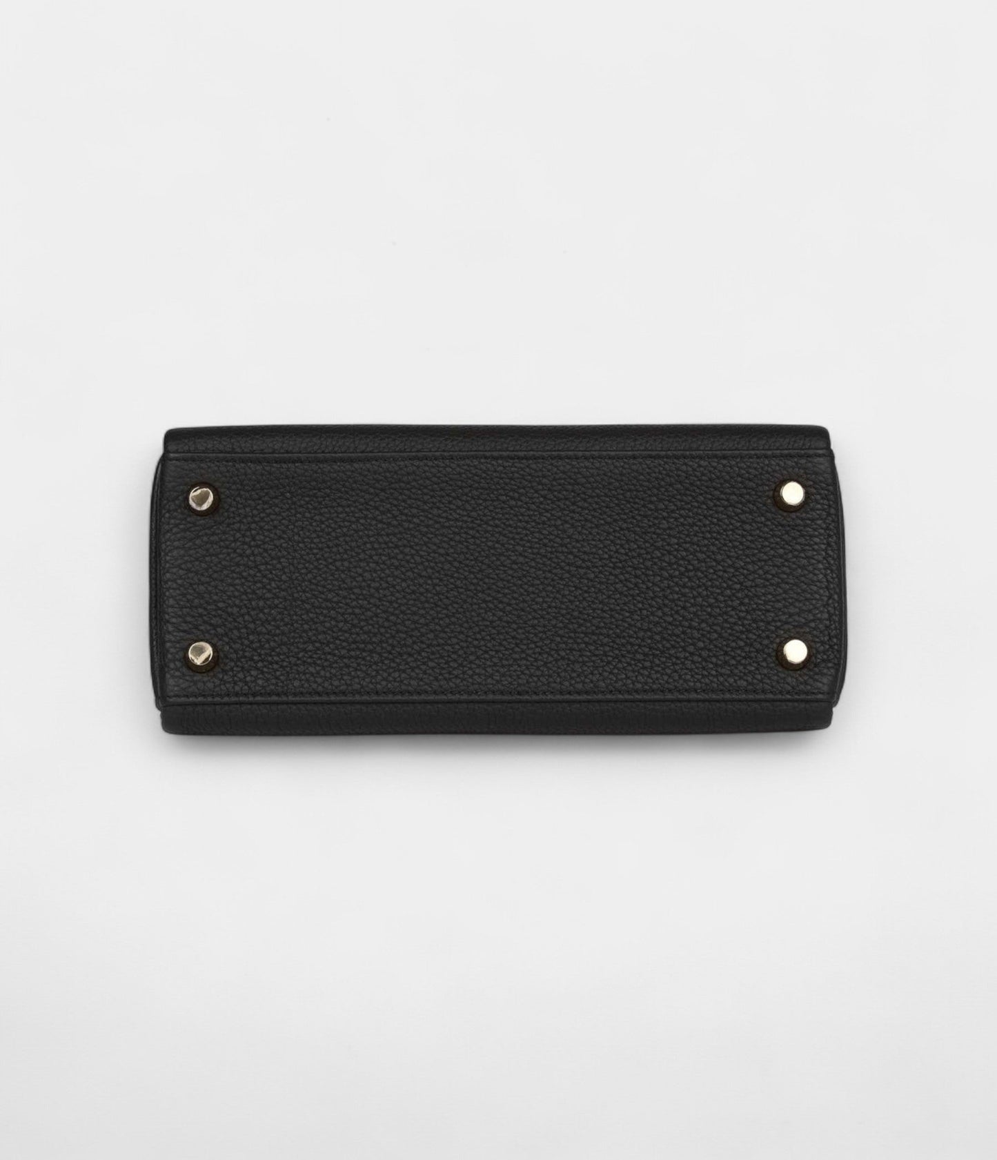 Hermes Kelly 25 Black Togo Gold Hardware