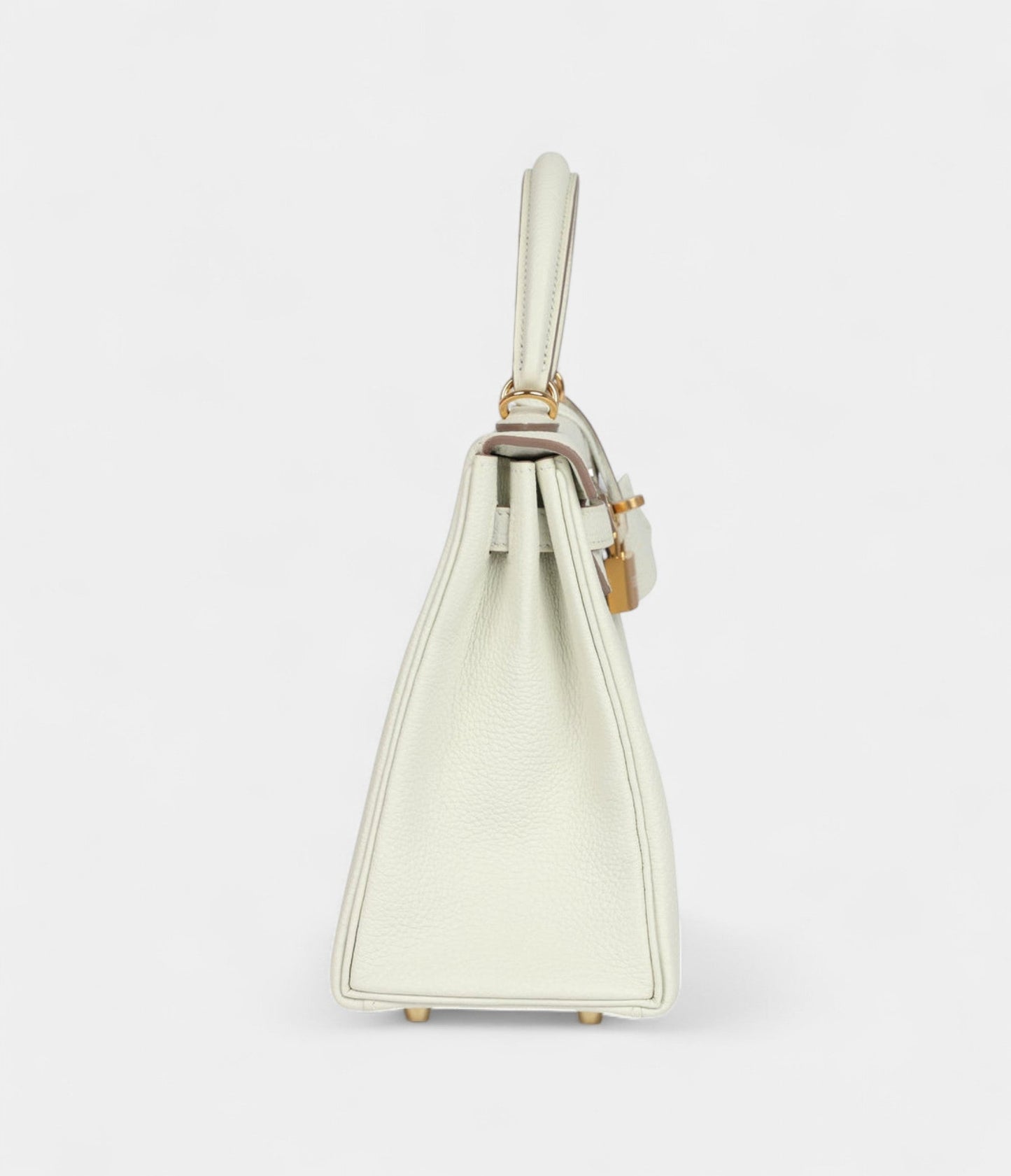 Hermes Kelly 25 Mushroom Togo Gold Hardware