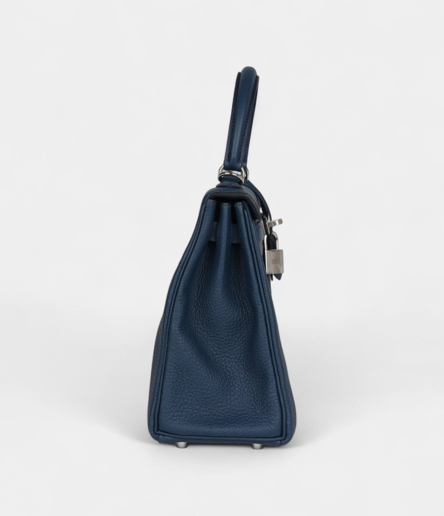 Hermes Kelly 25 Prussian Blue Togo Palladium Hardware
