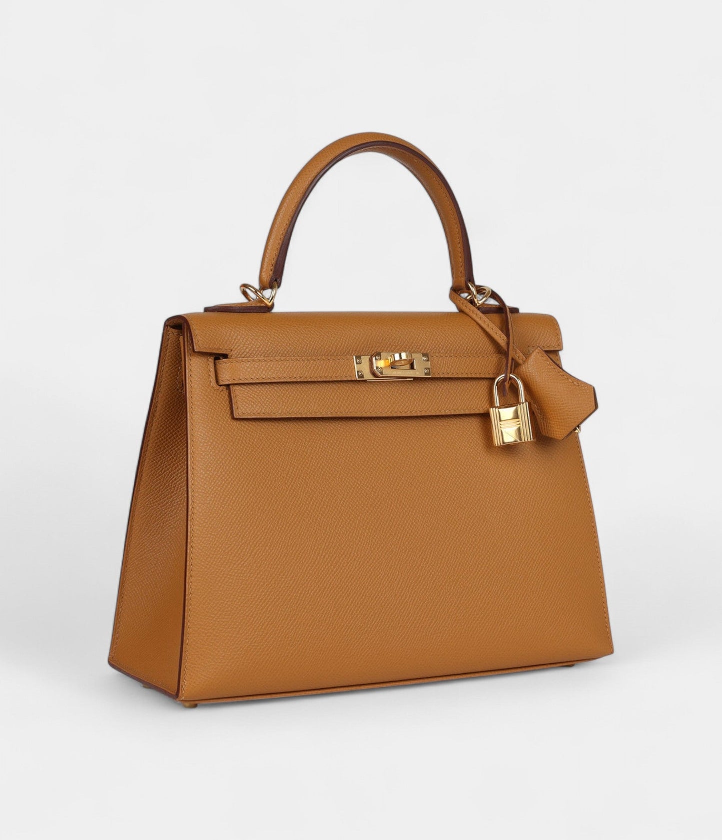 Hermes Kelly 25 Sesame Epsom Gold Hardware