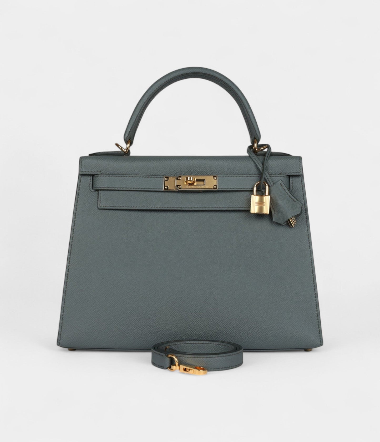 Hermes Kelly 28 Amande Epsom Gold Hardware
