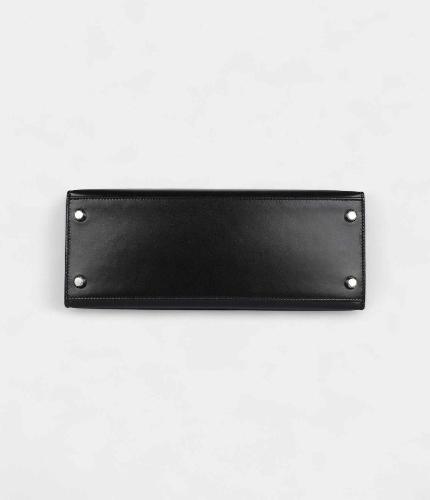 Hermes Kelly 28 Black Box Palladium Hardware