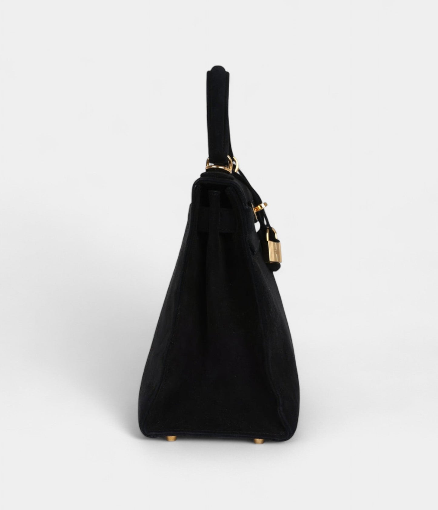 Hermes Kelly 28 Black Doblis Gold Hardware