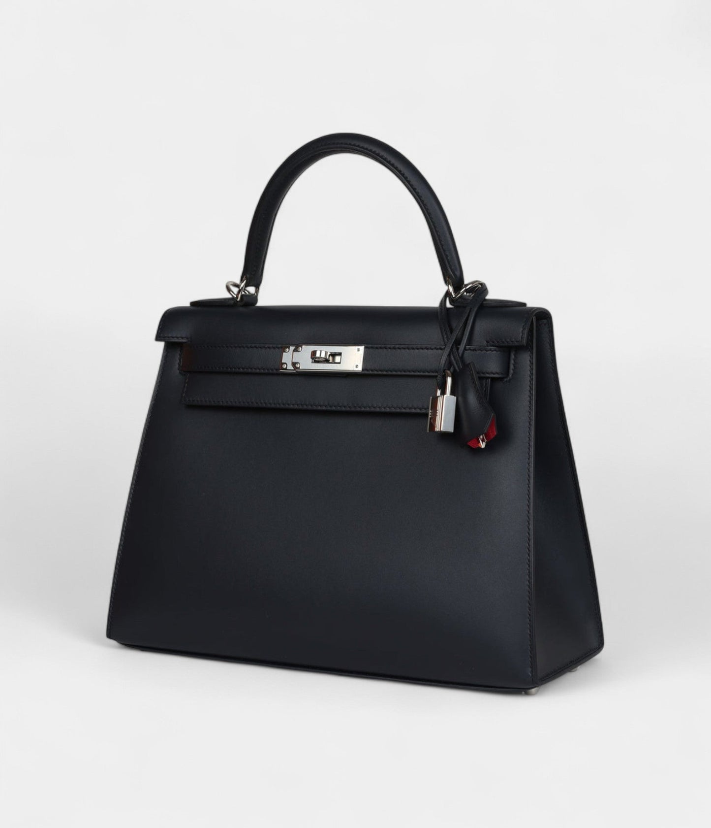 Hermes Kelly 28 Bleu Obscur Verso Sombrero Palladium Hardware