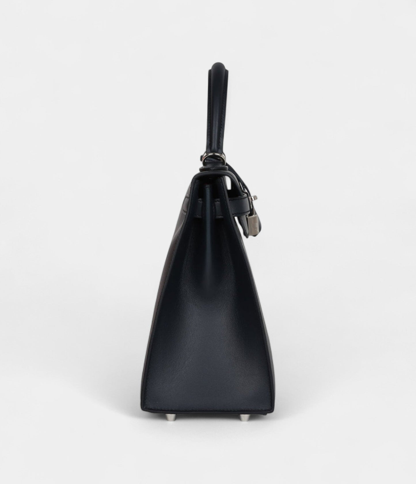 Hermes Kelly 28 Bleu Obscur Verso Sombrero Palladium Hardware
