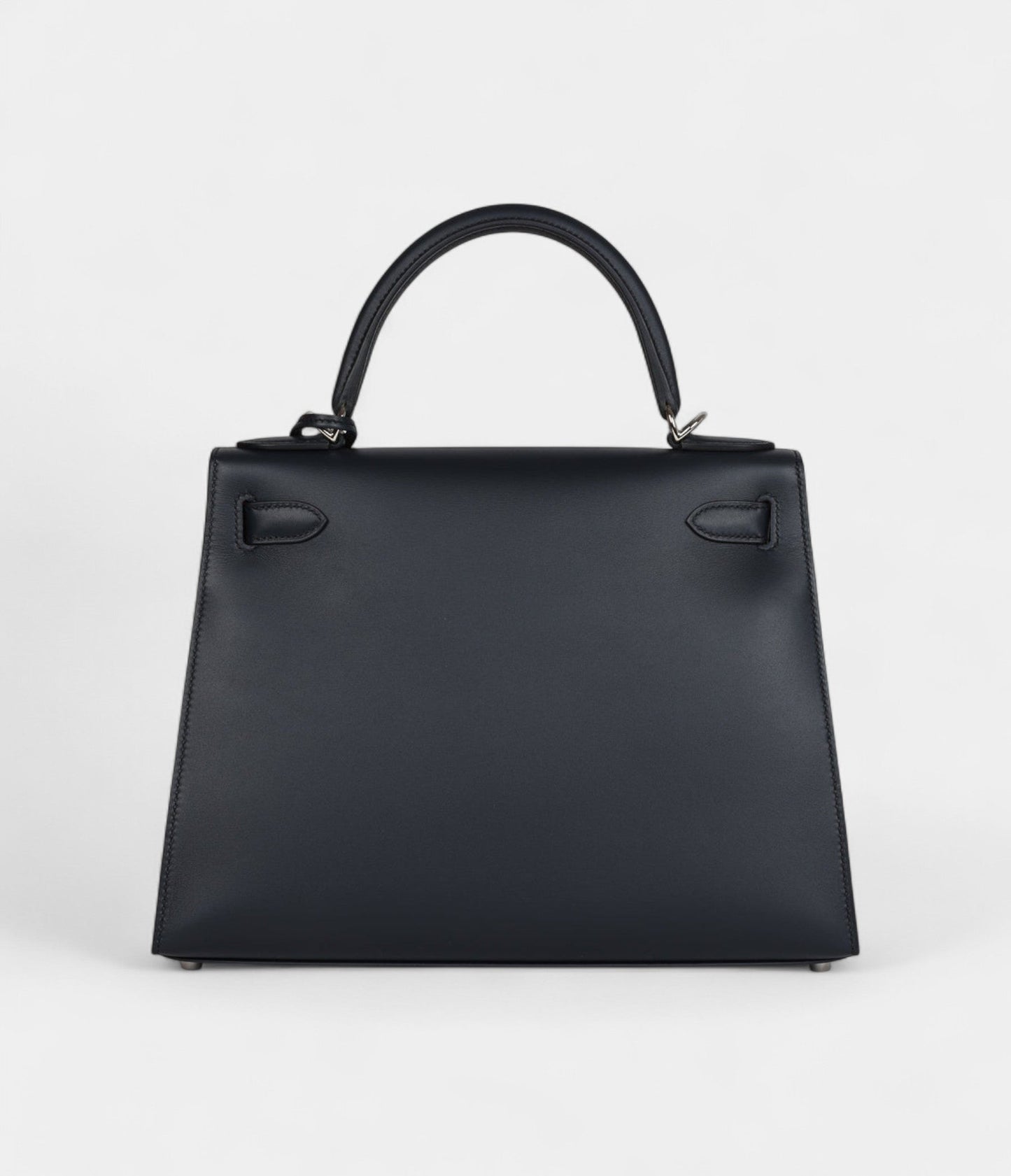 Hermes Kelly 28 Bleu Obscur Verso Sombrero Palladium Hardware