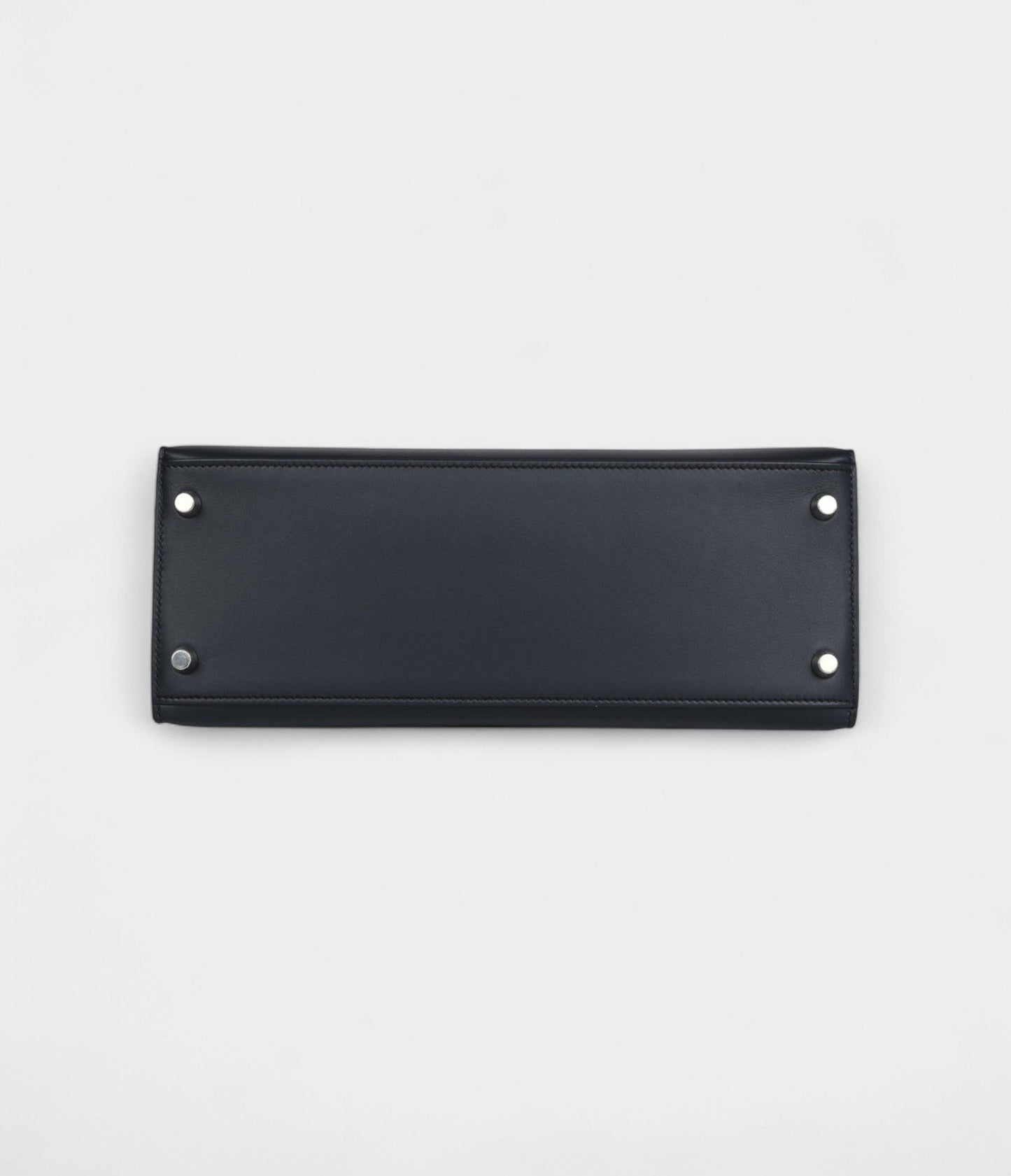 Hermes Kelly 28 Bleu Obscur Verso Sombrero Palladium Hardware