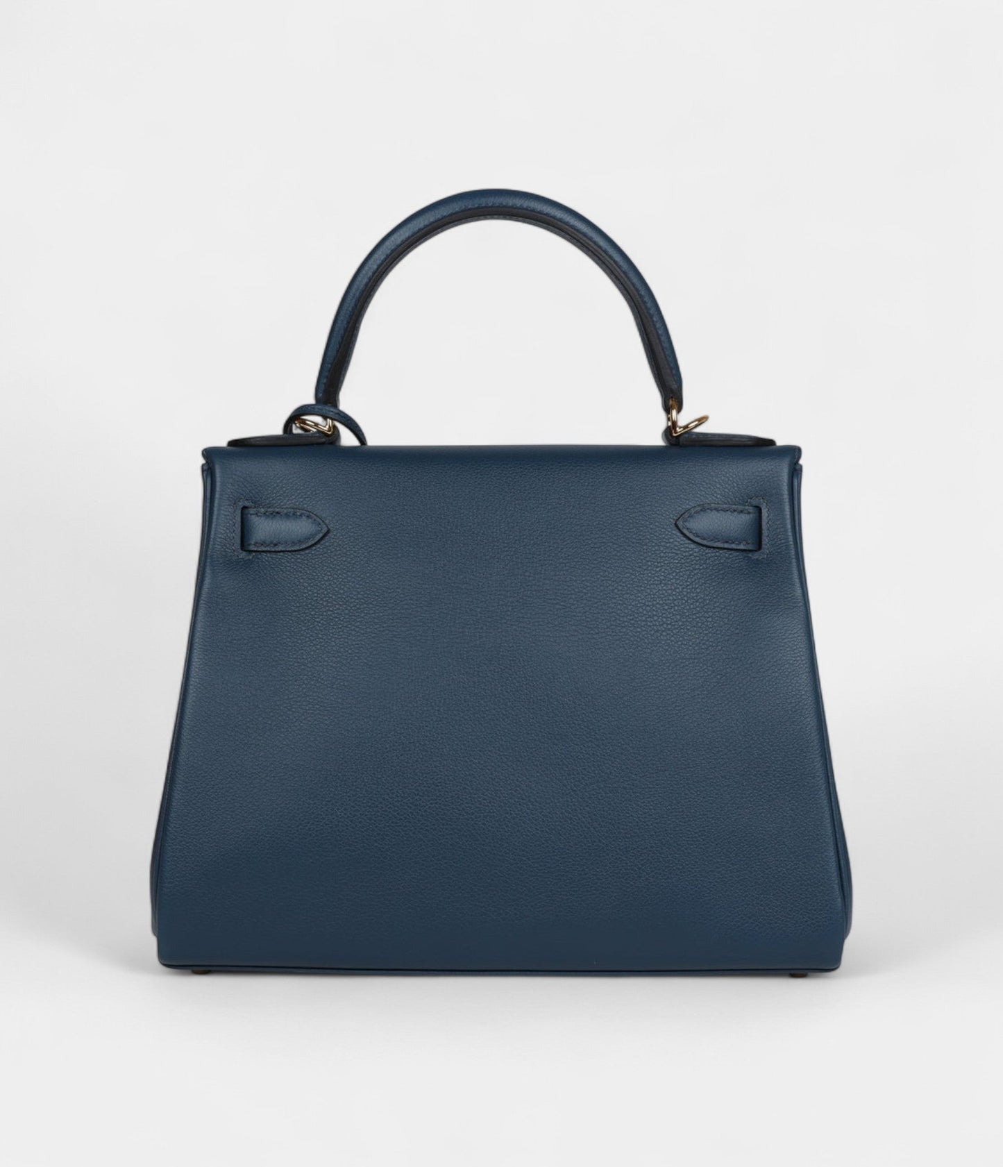 Hermes Kelly 28 Deep Bleu Evercolor Gold Hardware