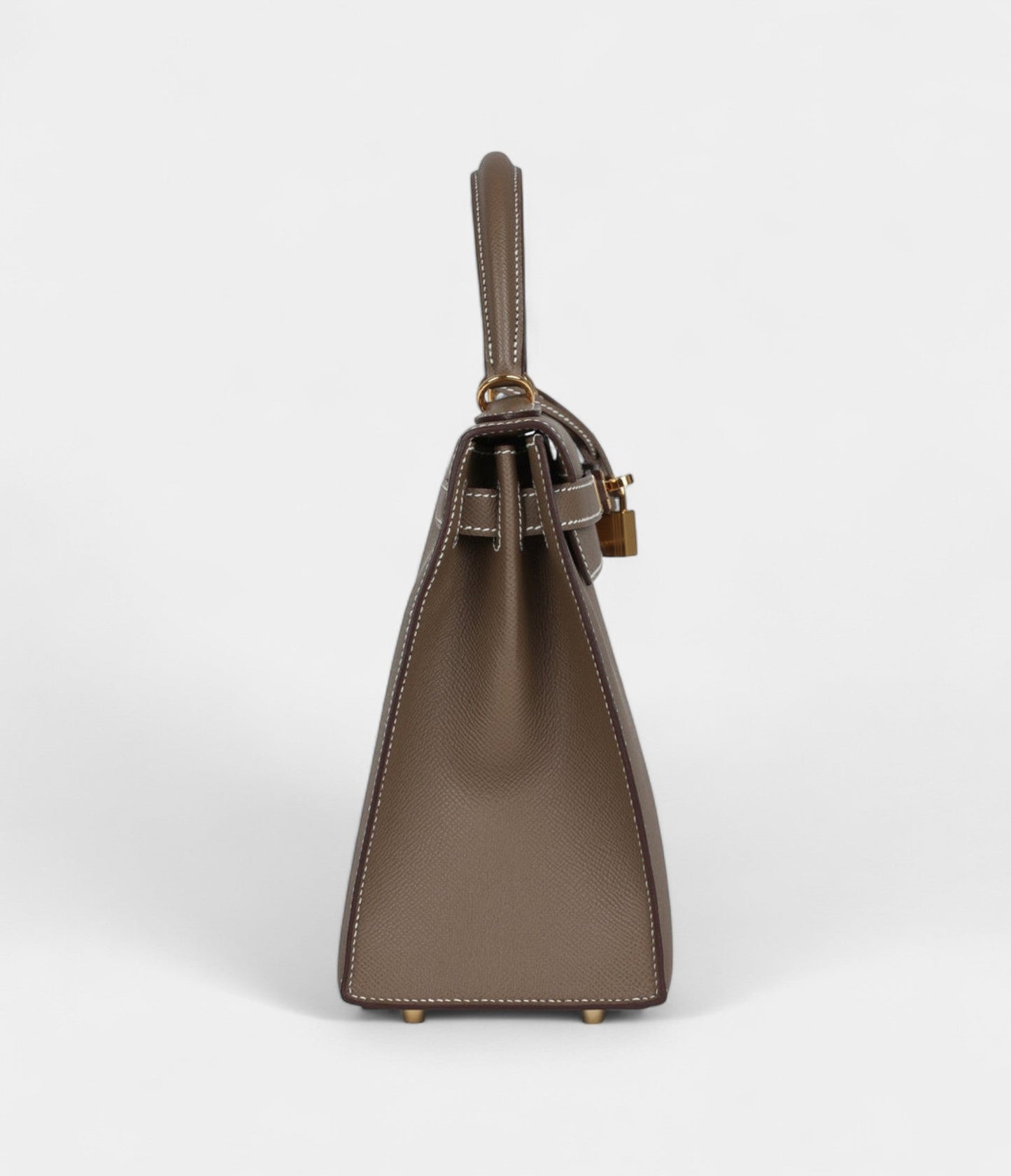 Hermes Kelly 28 Etoupe Epsom Gold Hardware