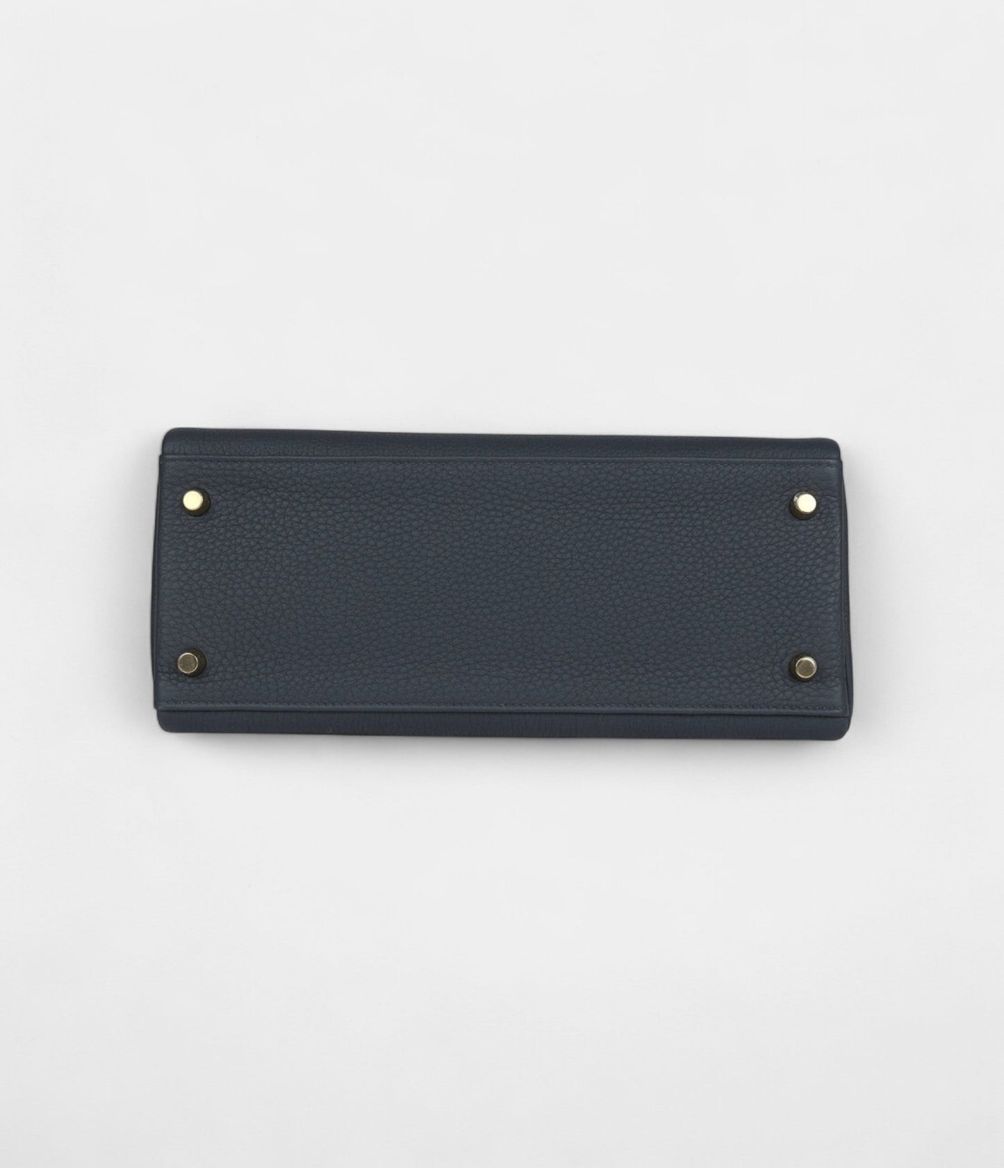 Hermes Kelly 28 Gris Misty Togo Permabrass Hardware