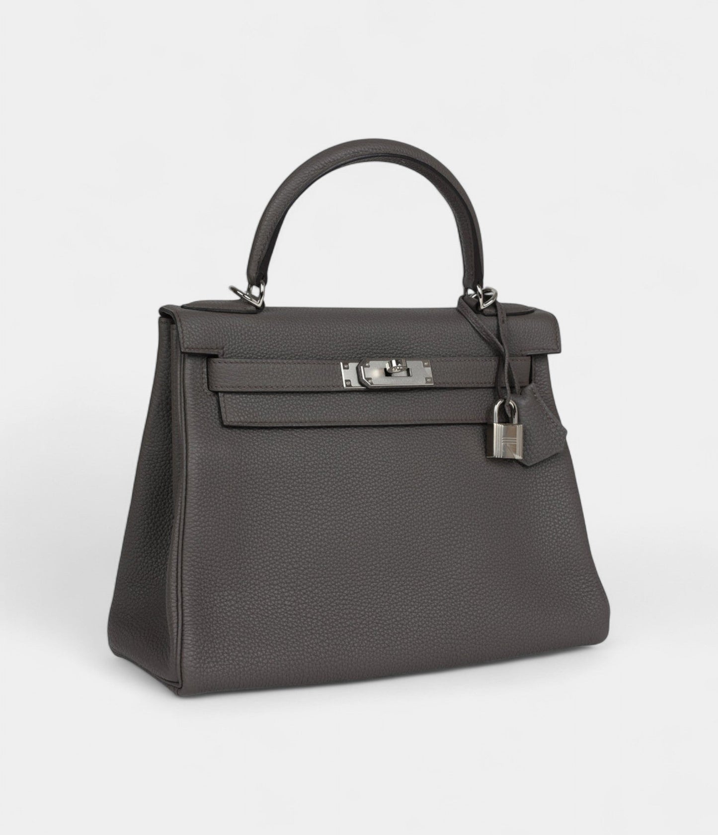 Hermes Kelly 28 Tin Togo Palladium Hardware