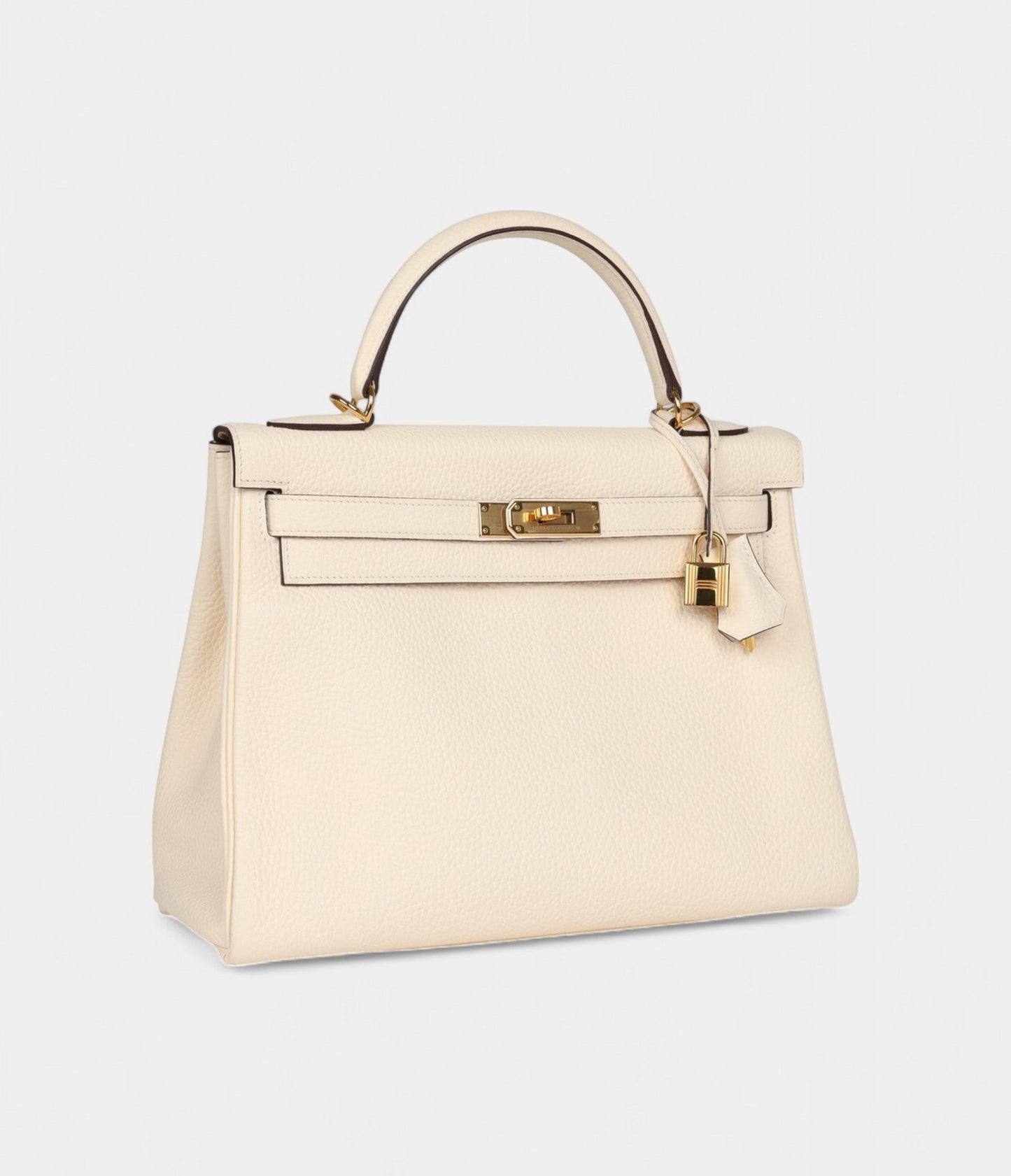Hermes Kelly 32 Nata Clemence Gold Hardware