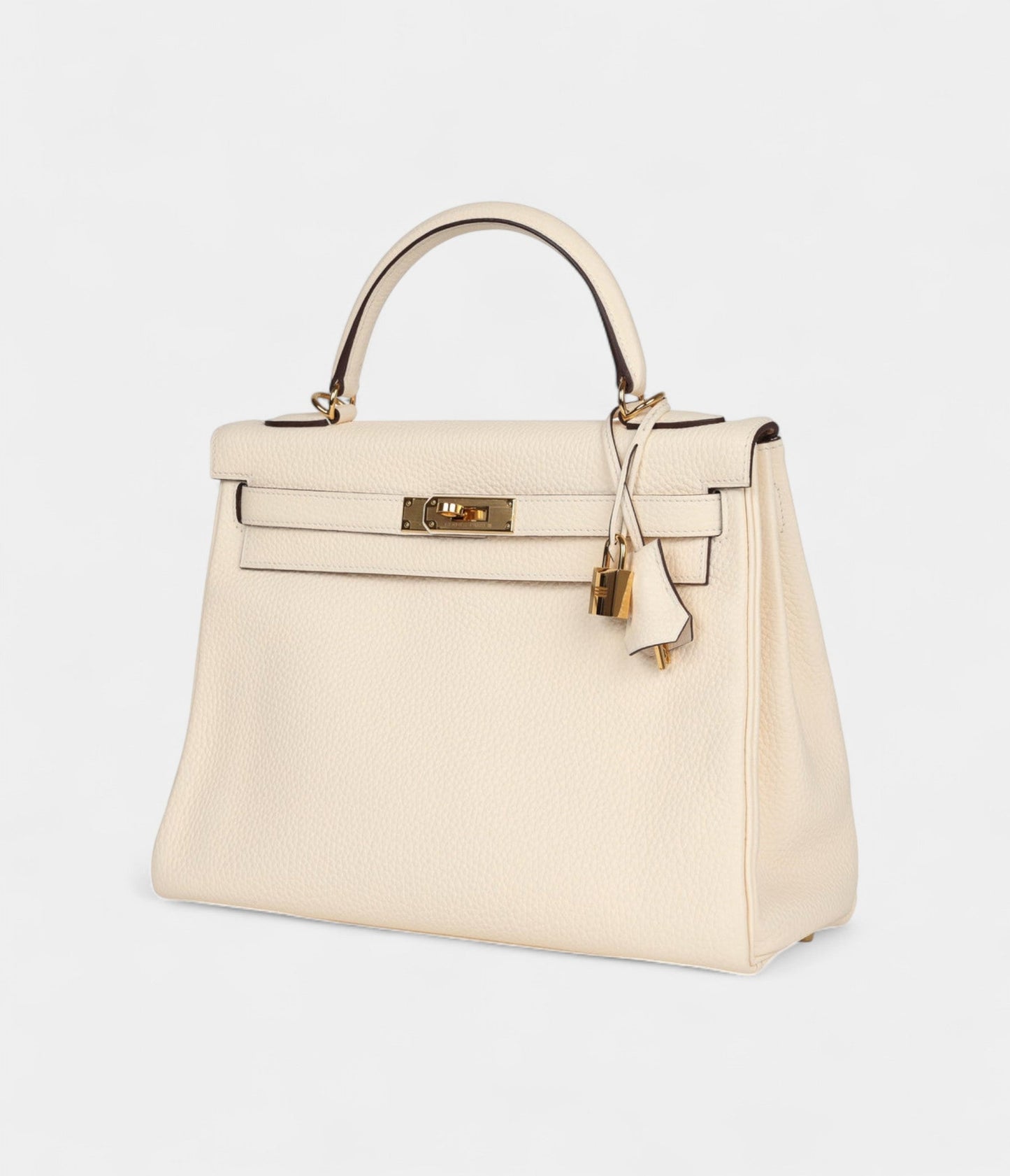 Hermes Kelly 32 Nata Clemence Gold Hardware