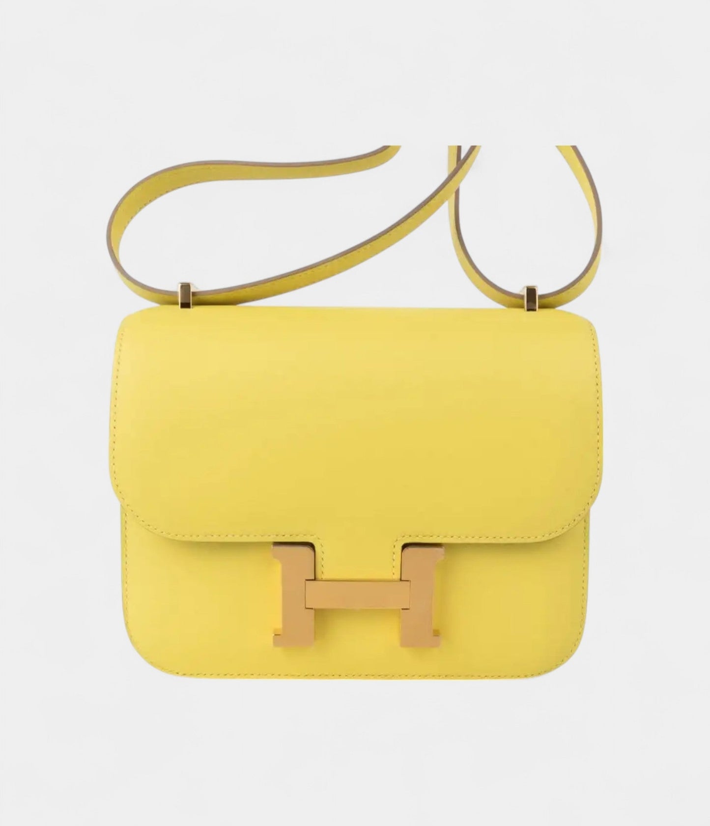 Hermes Mini Constance 18 Bag Lime Swift with Gold Hardware