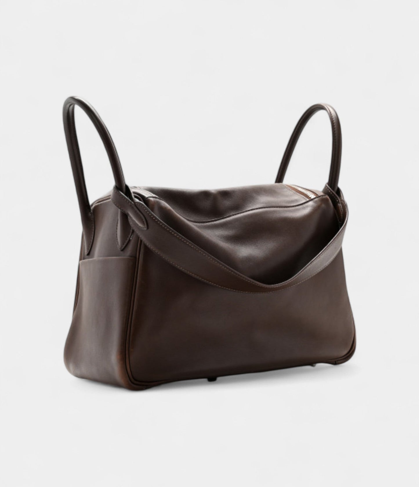 Hermes Swift Lindy 30 Chocolate