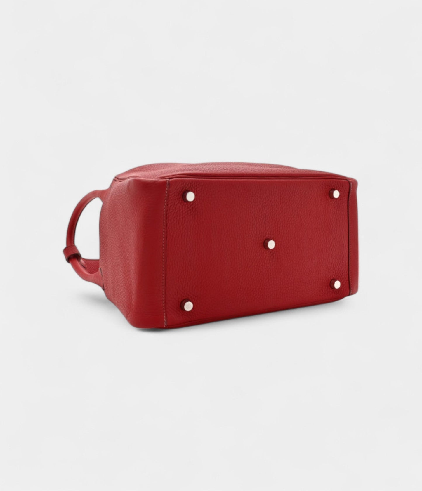 Hermes Taurillon Clemence Lindy 30 Rouge Garance