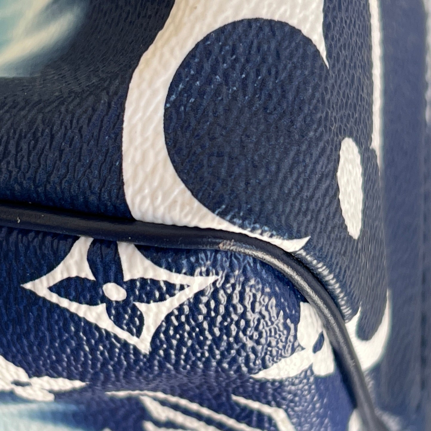 LOUIS VUITTON Blue Escale Bandoulière Speedy 30