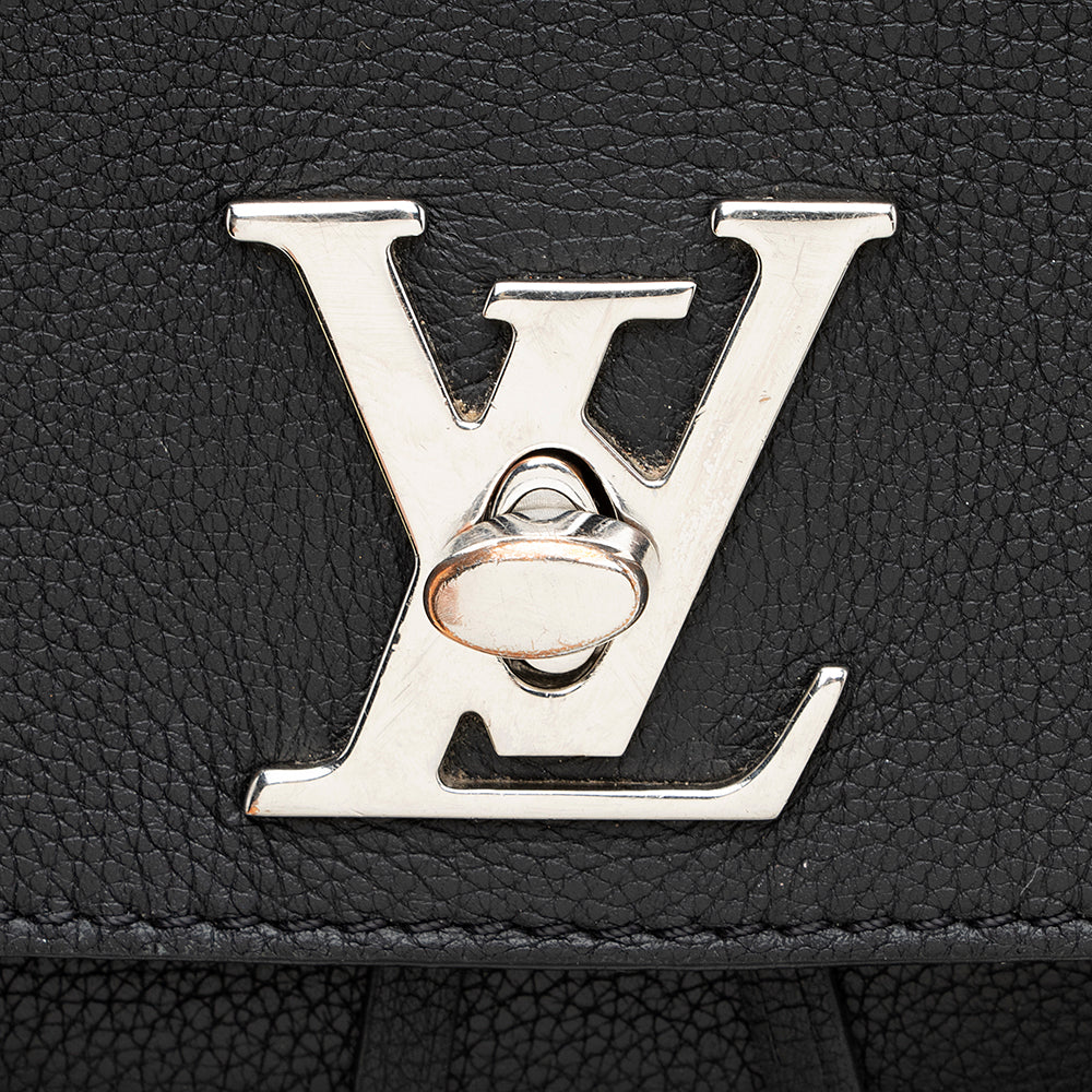Louis Vuitton Calfskin Lockme Backpack (SHF-19582)