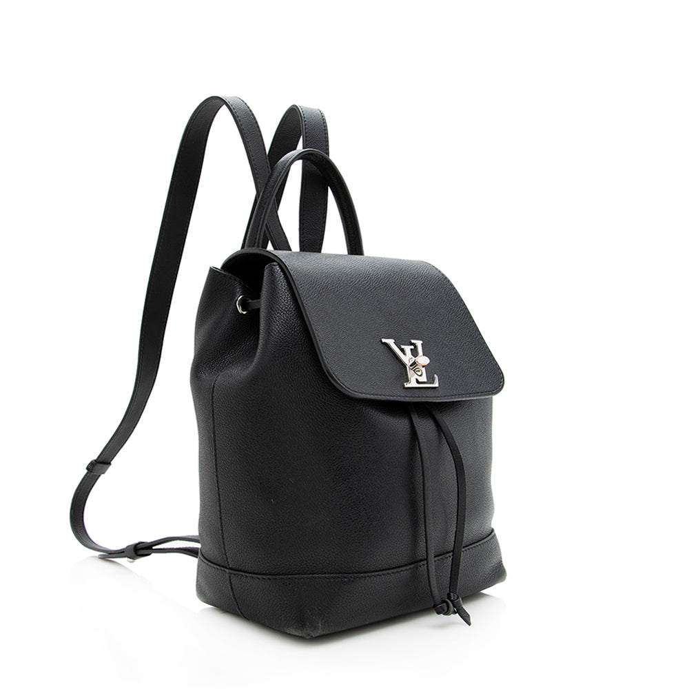 Louis Vuitton Calfskin Lockme Backpack (SHF-19582)